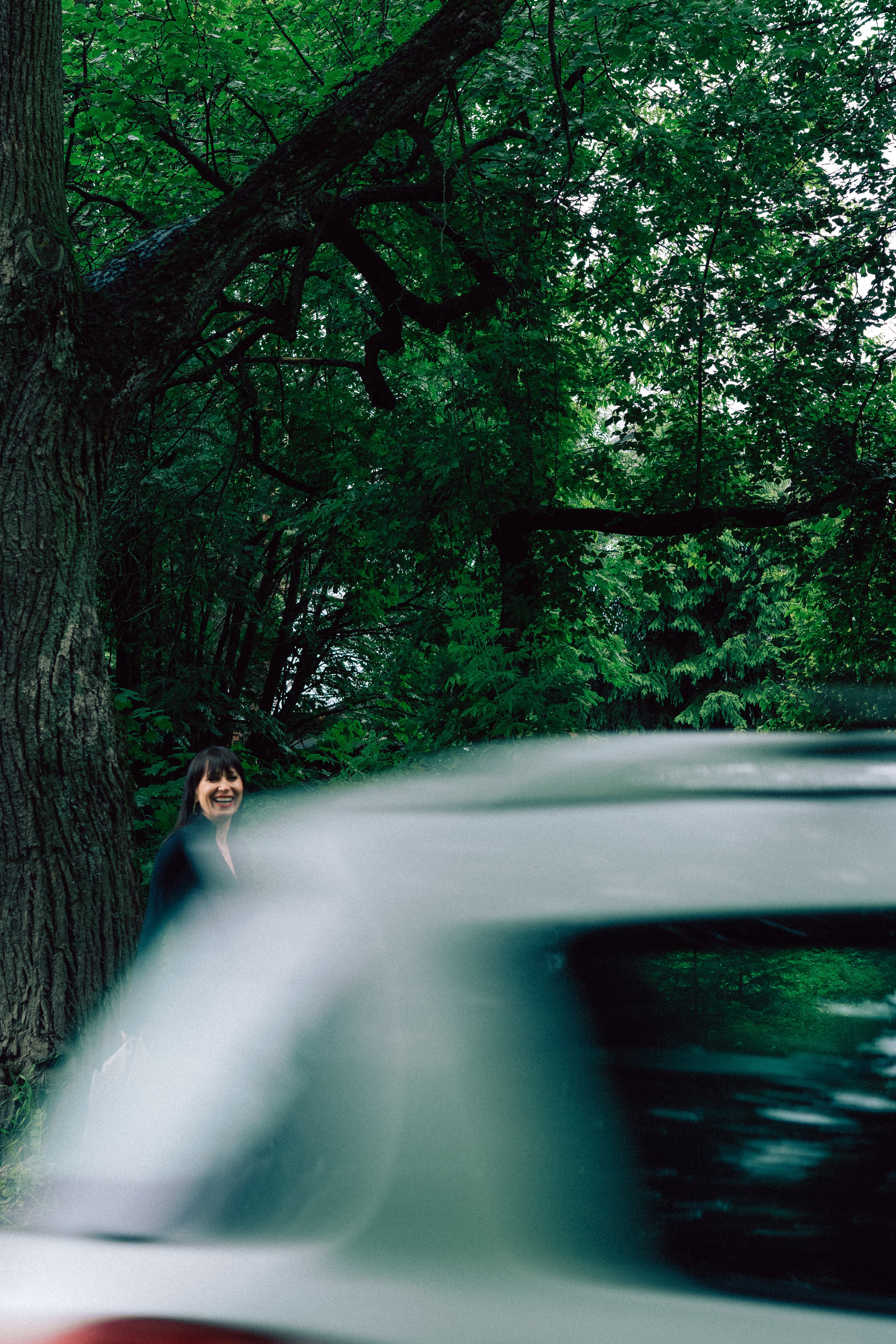 Галина (прогулка под дождём). Фотограф в Москве