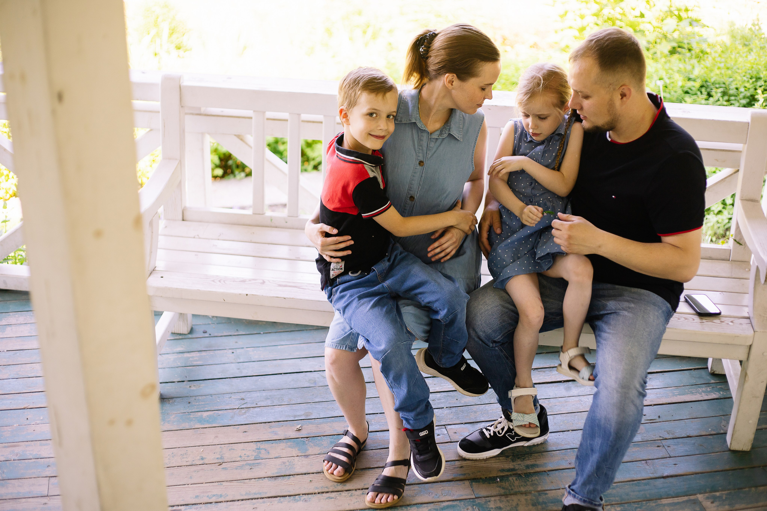 Летняя прогулка в Ботаническом саду города Томска. Семейный фотограф в Томске Максимова Екатерина