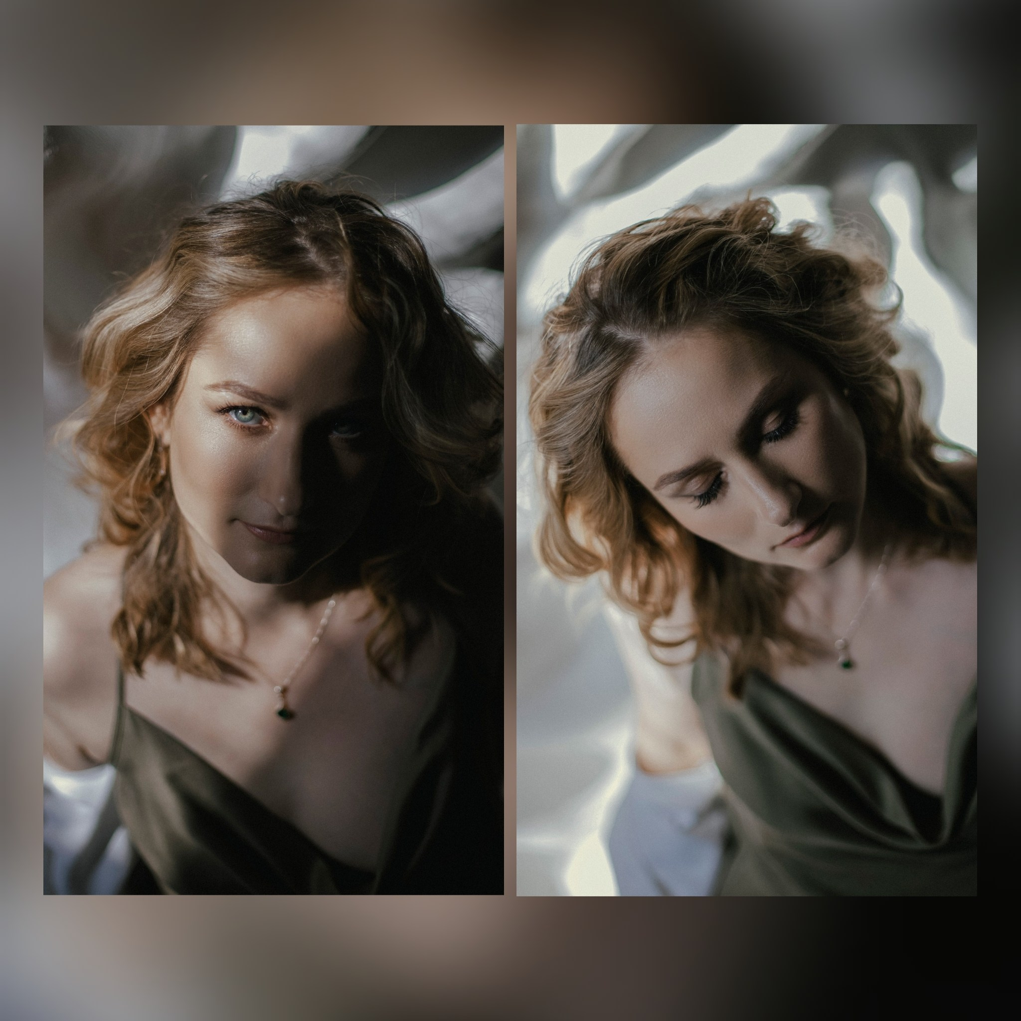 портрет девушки на солнце