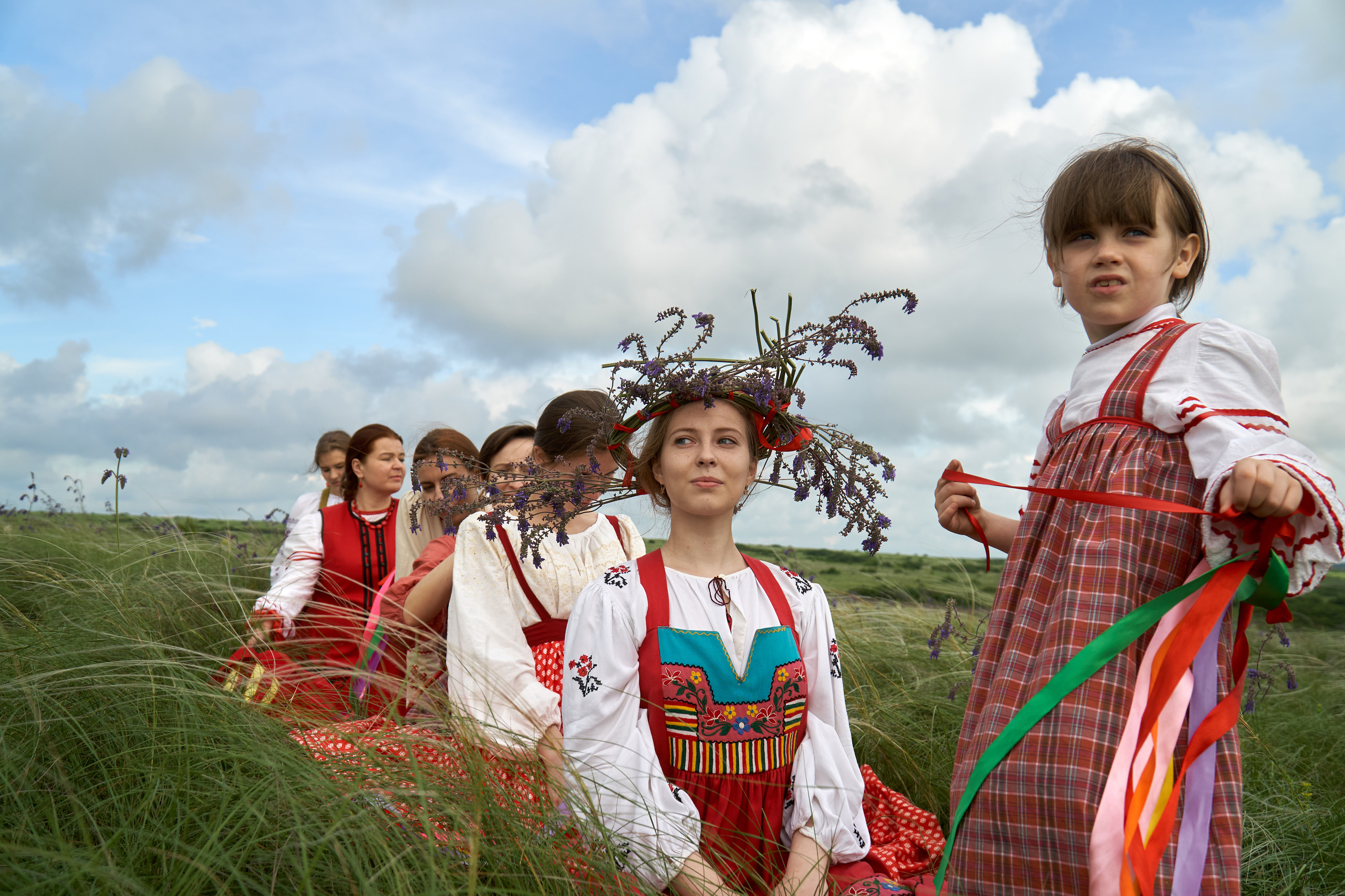 Съемка в волшебной степи. Видеооператор Андрей Сапенок