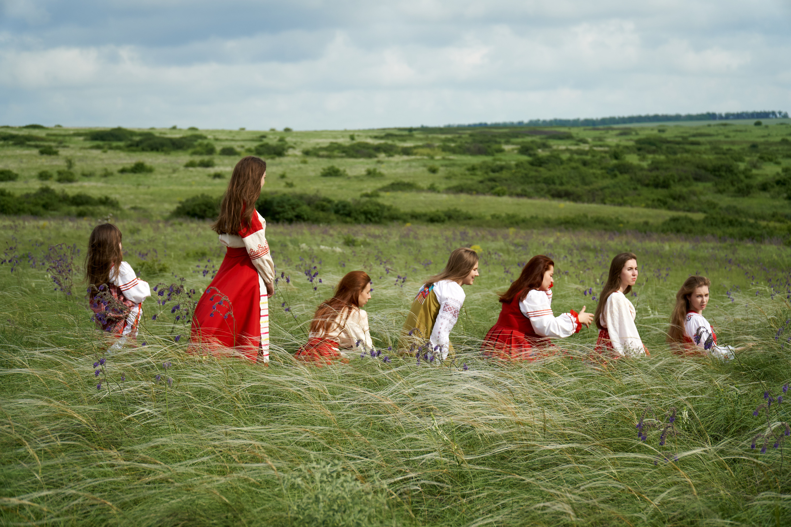 Съемка в волшебной степи. Видеооператор Андрей Сапенок