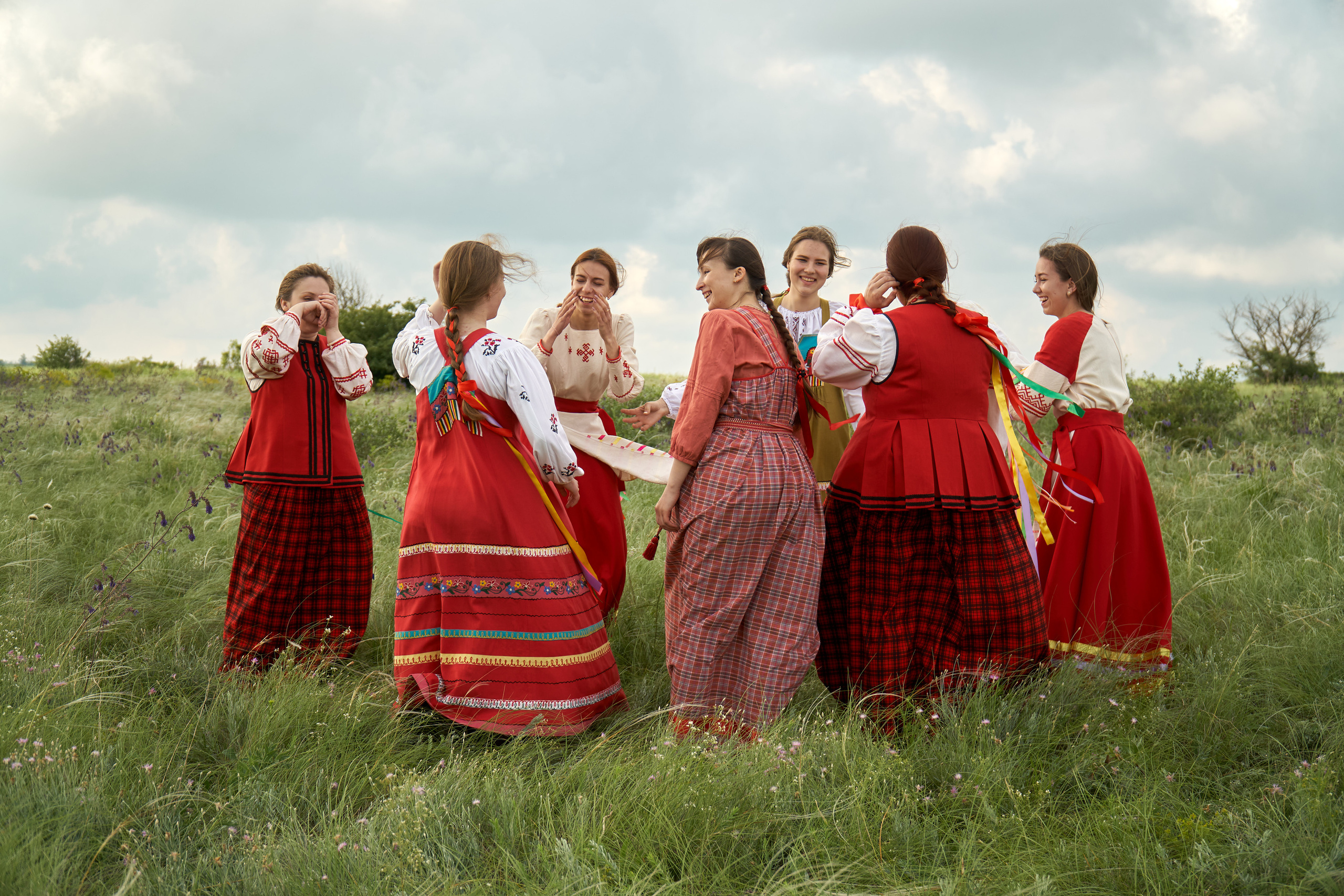 Съемка в волшебной степи. Видеооператор Андрей Сапенок