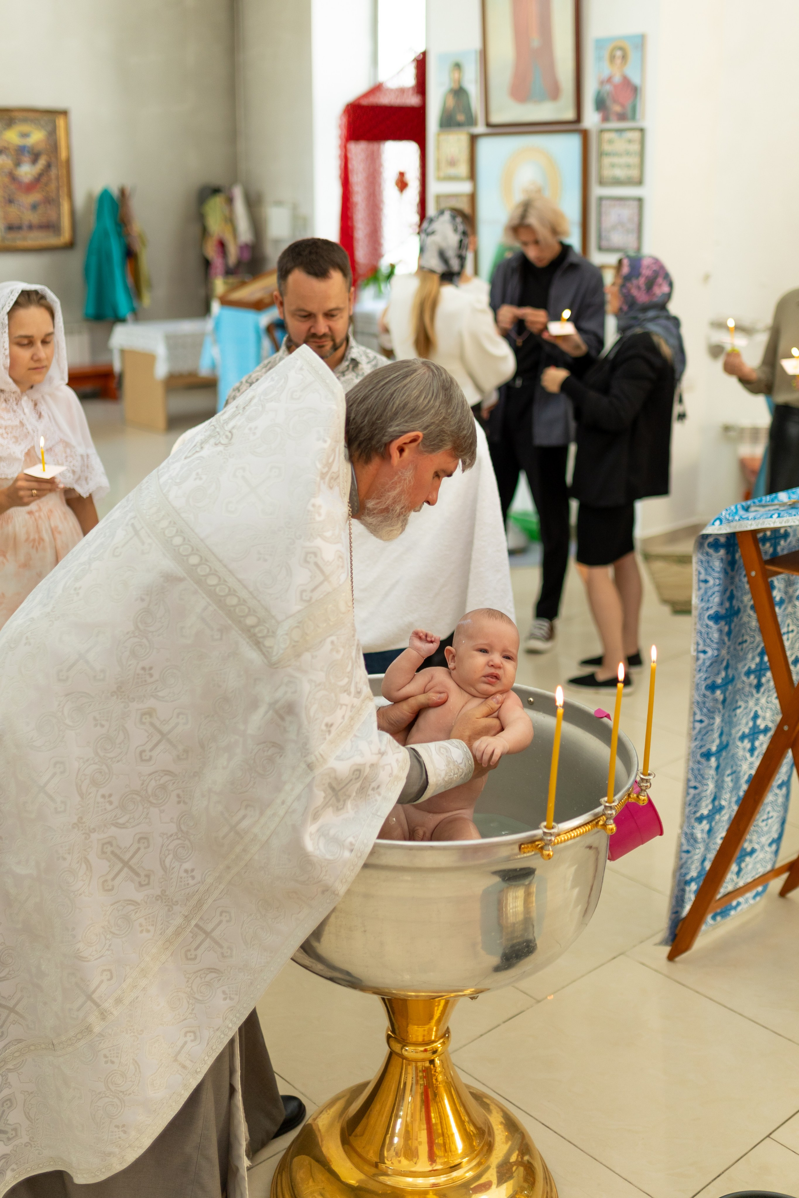 Крещение Артёма (все фото с таинсвта крещения). Фотограф новорожденных. Детский и семейный фотограф Марьяна Юдина