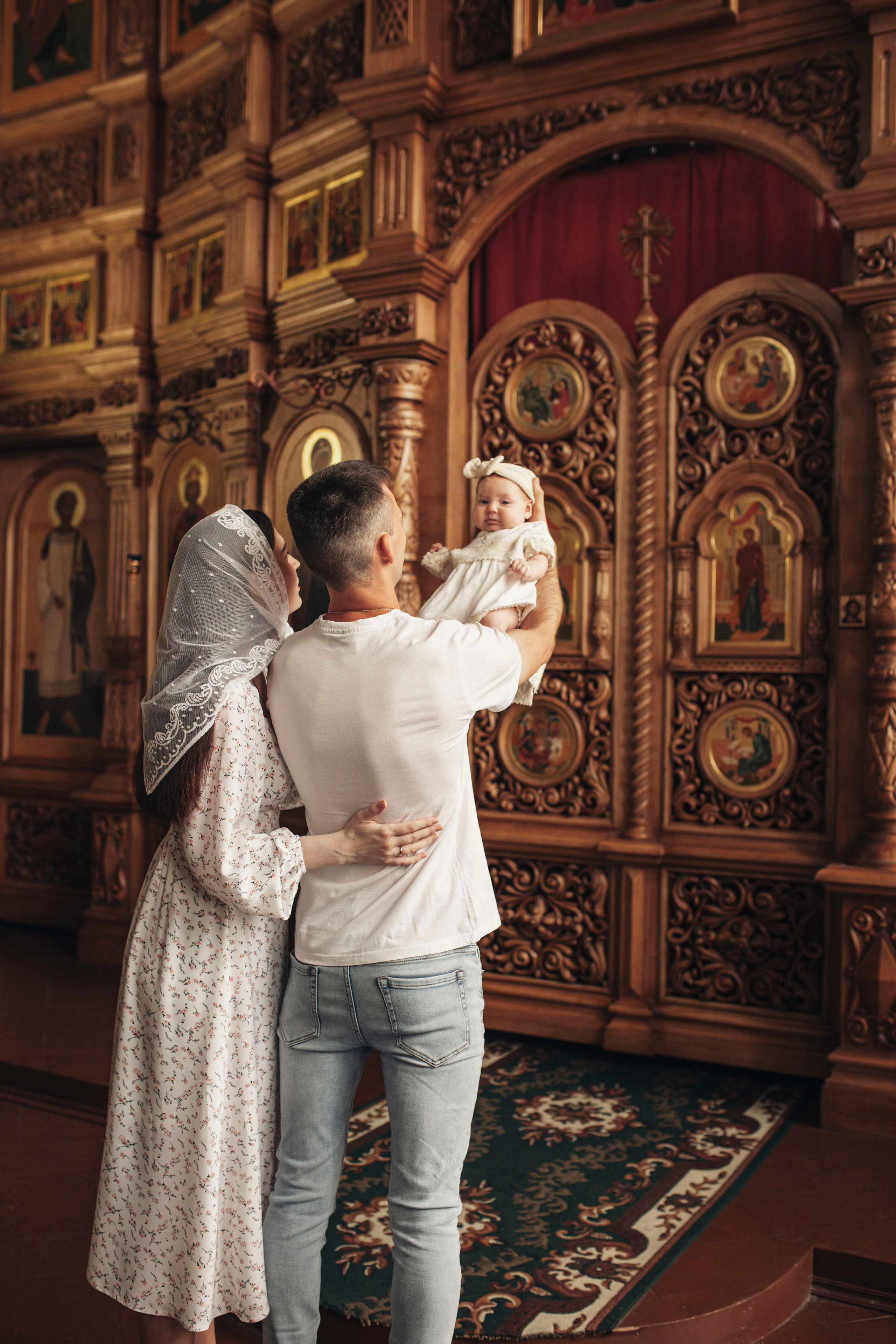 Крещение Майя/Кафедральный собор во имя Святого Благоверного Князя Александра Невского. Свадебный и Семейный фотограф Нижний Новгород|Надюша Стёпина