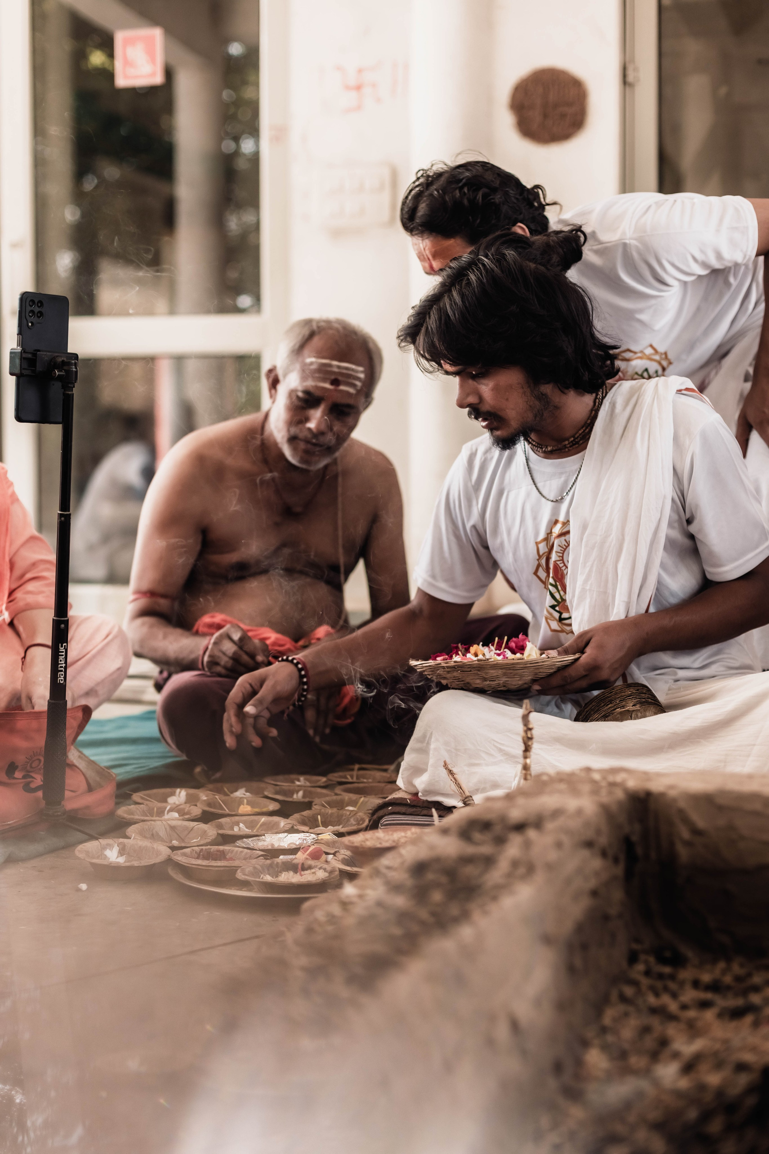 Pitri Paksha yagyas & poojas Devraha Baba ji ashram. Mariam Bagdasaryan