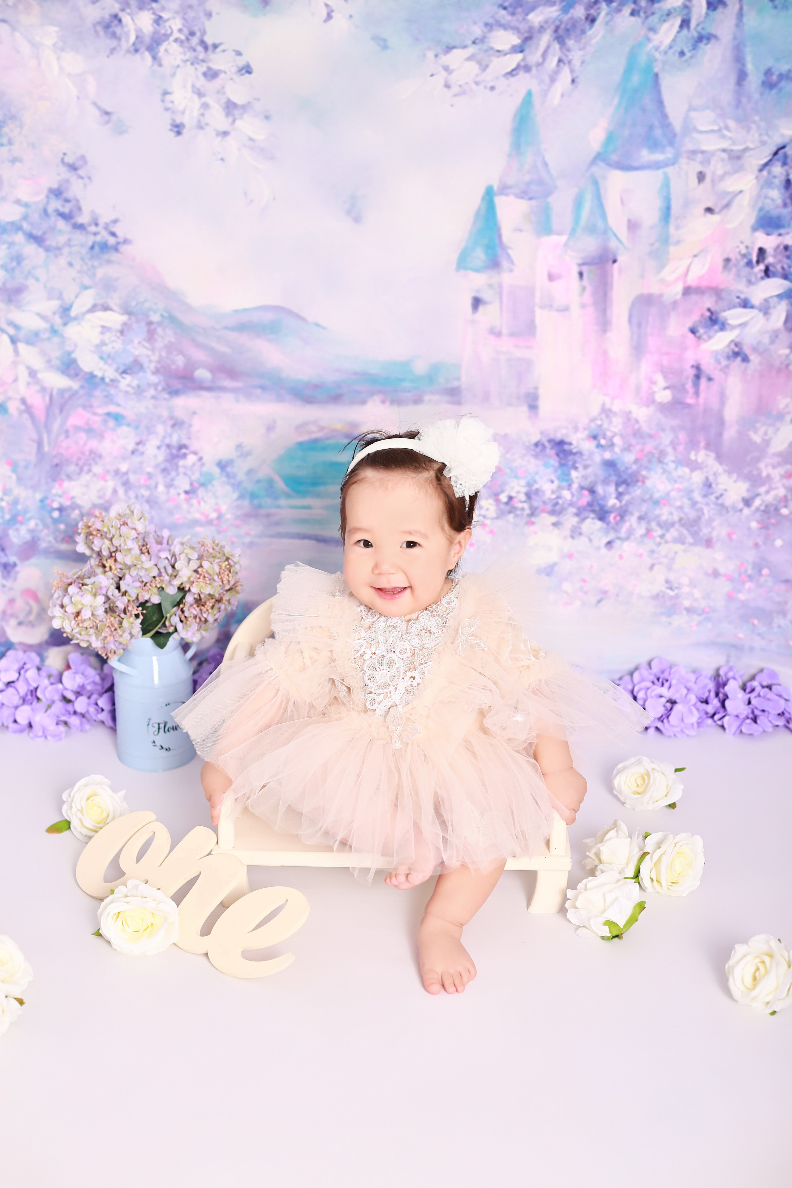 Девочки от 7 месяцев. Фотограф беременности, новорожденных и детей до года в Астане