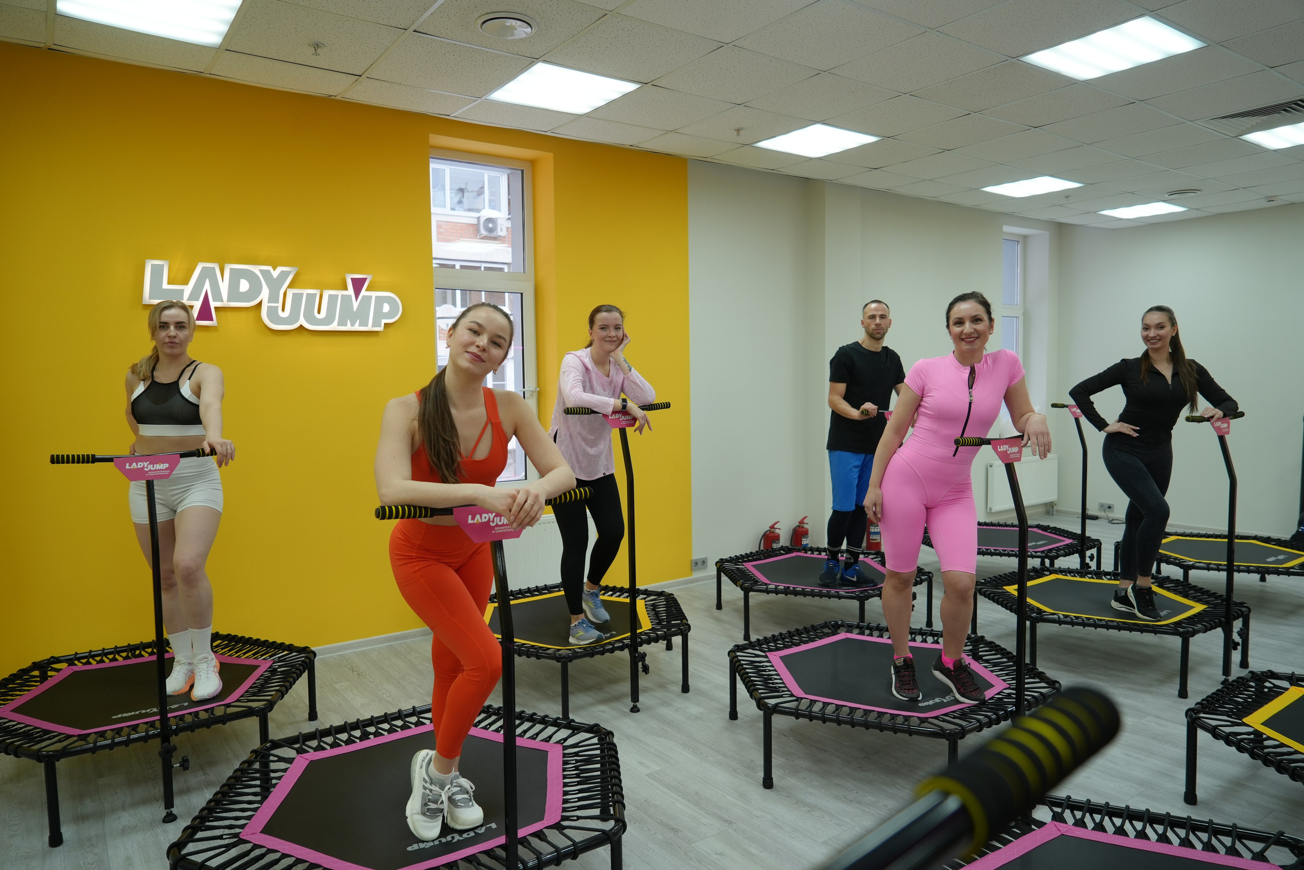 Открытие батутного центра «Lady Jump». Видеограф и Фотограф в Москве