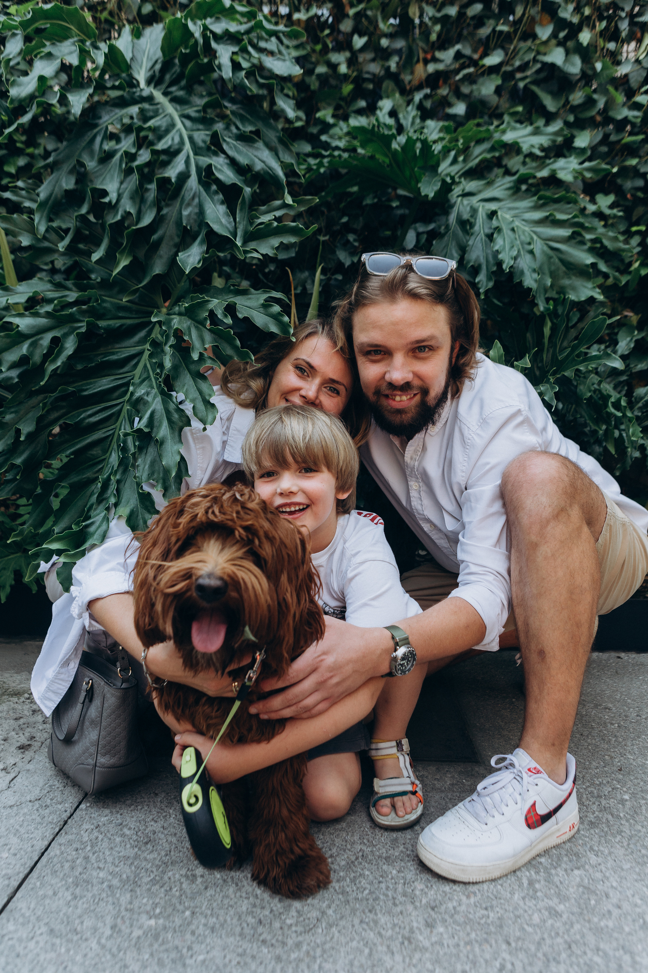 Марина, Илья, Федор и Бабл. Ирина Крохалева. Семейный фотограф в Екатеринбурге