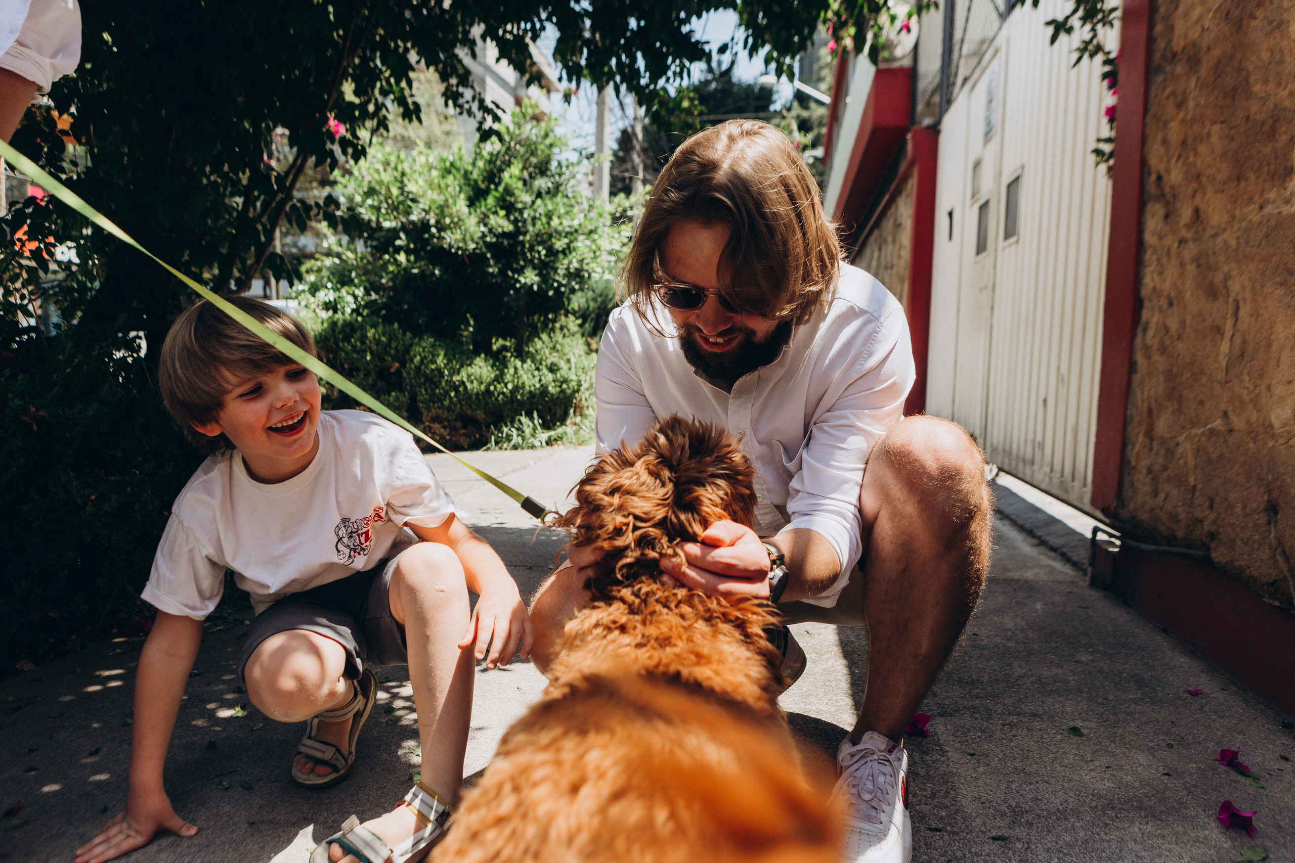 Марина, Илья, Федор и Бабл. Ирина Крохалева. Семейный фотограф в Екатеринбурге