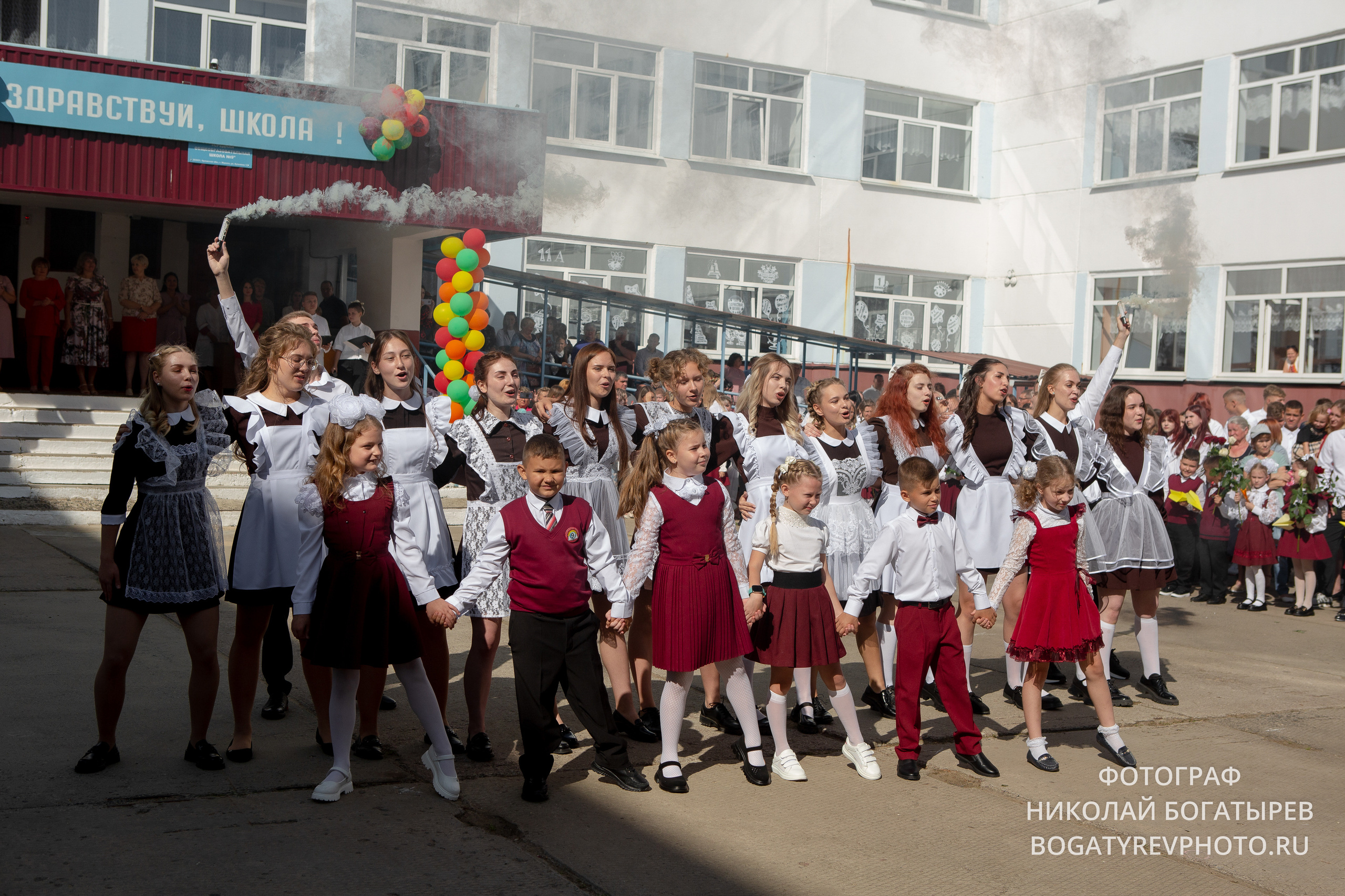 «1 Сентября " 9 школа. Профессиональный фотограф в Мценске и Орловской области