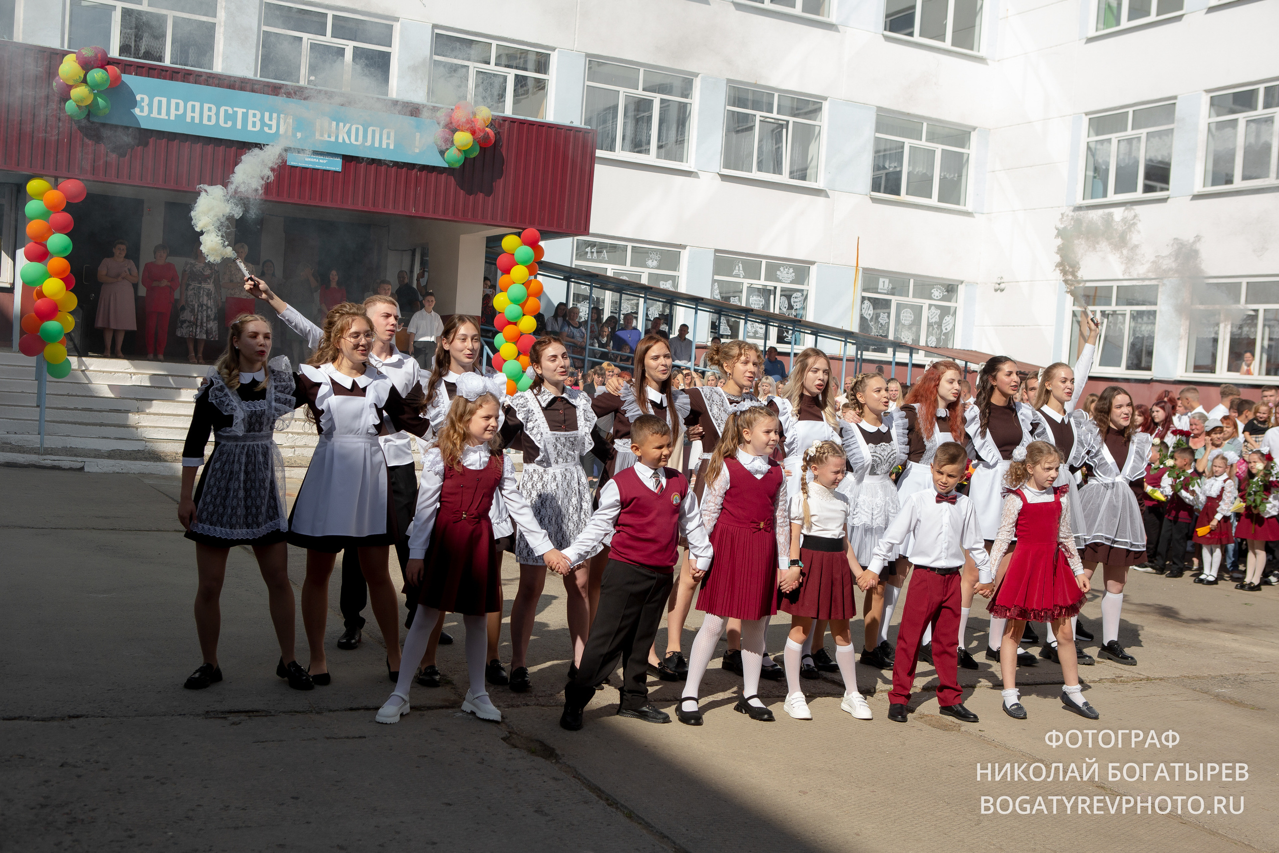 «1 Сентября " 9 школа. Профессиональный фотограф в Мценске и Орловской области