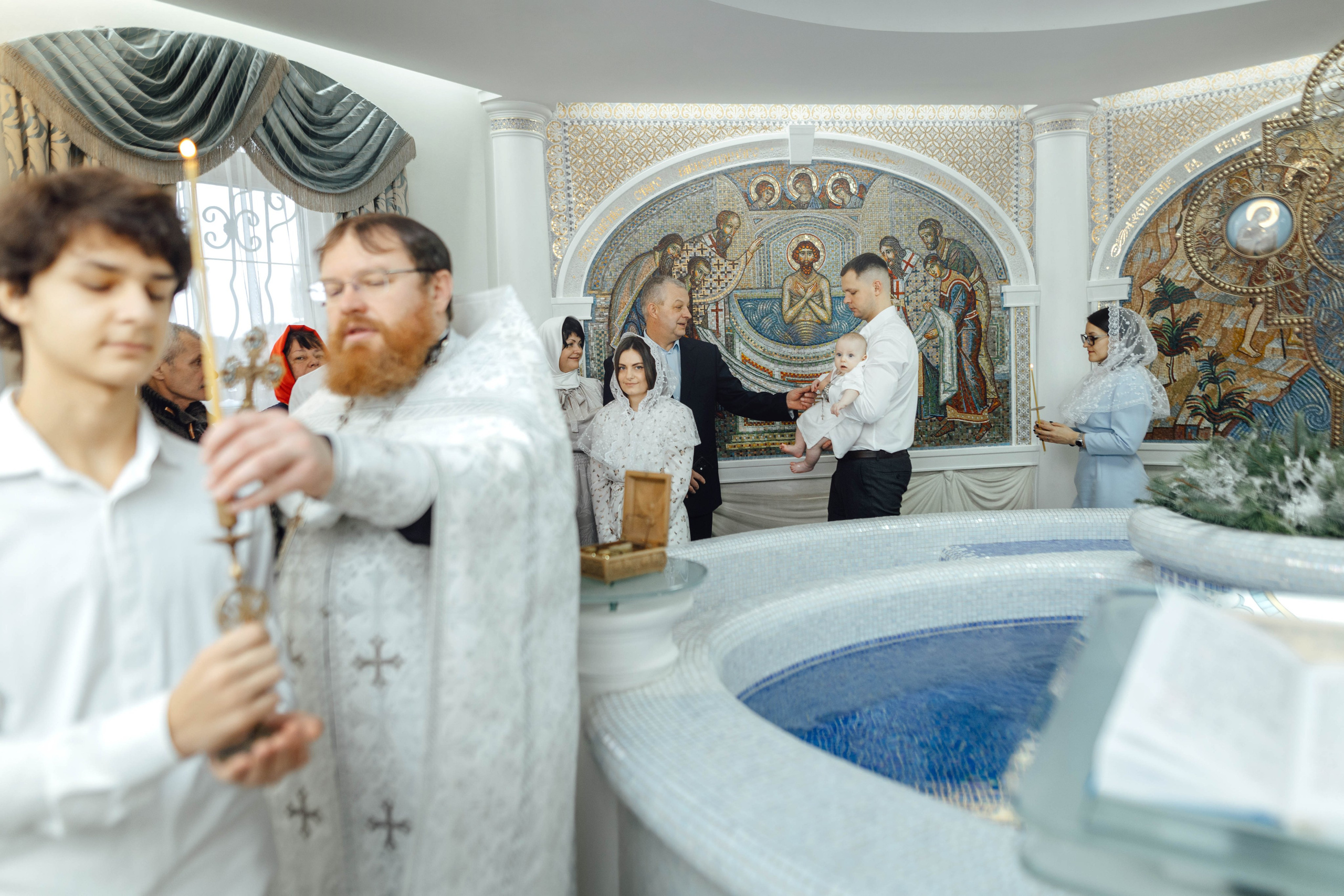 Крещение Матвея, храм Святой Троицы, декабрь 2025