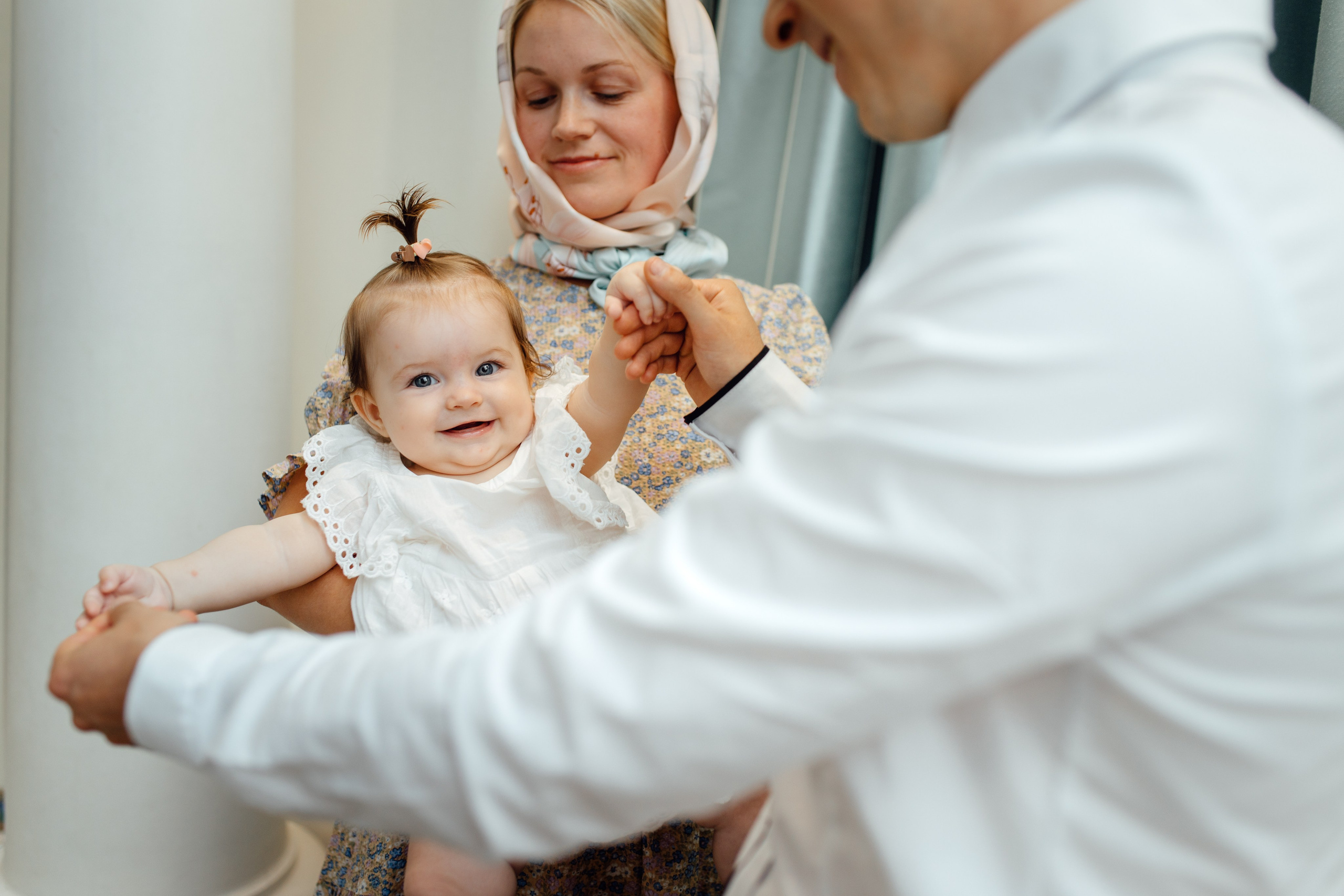 Крещение Аделины, храм Святой Троицы, июль 2024