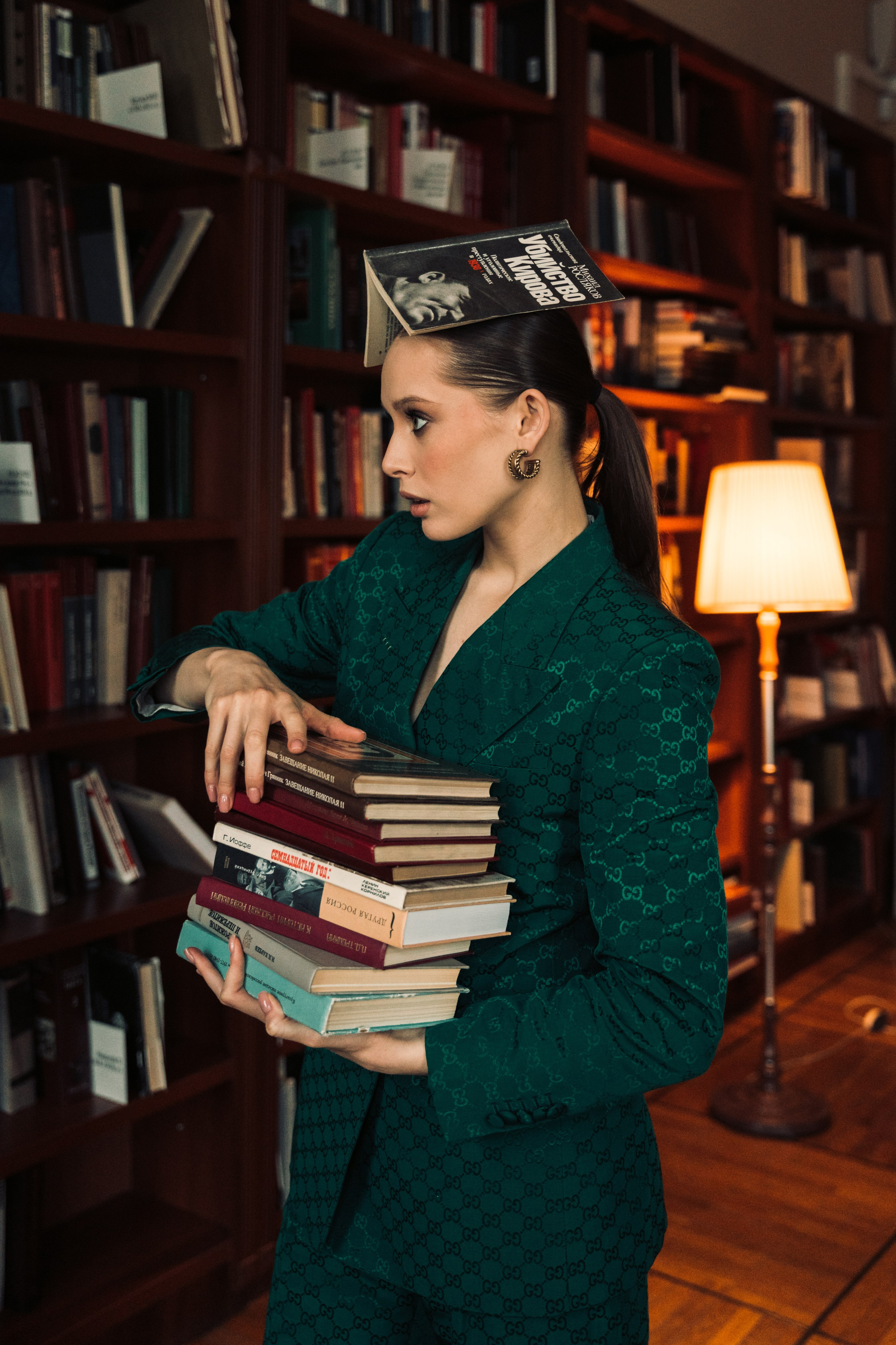 Moscow library. VISUAL ARTIST · KRONGAUZ ANASTASIA