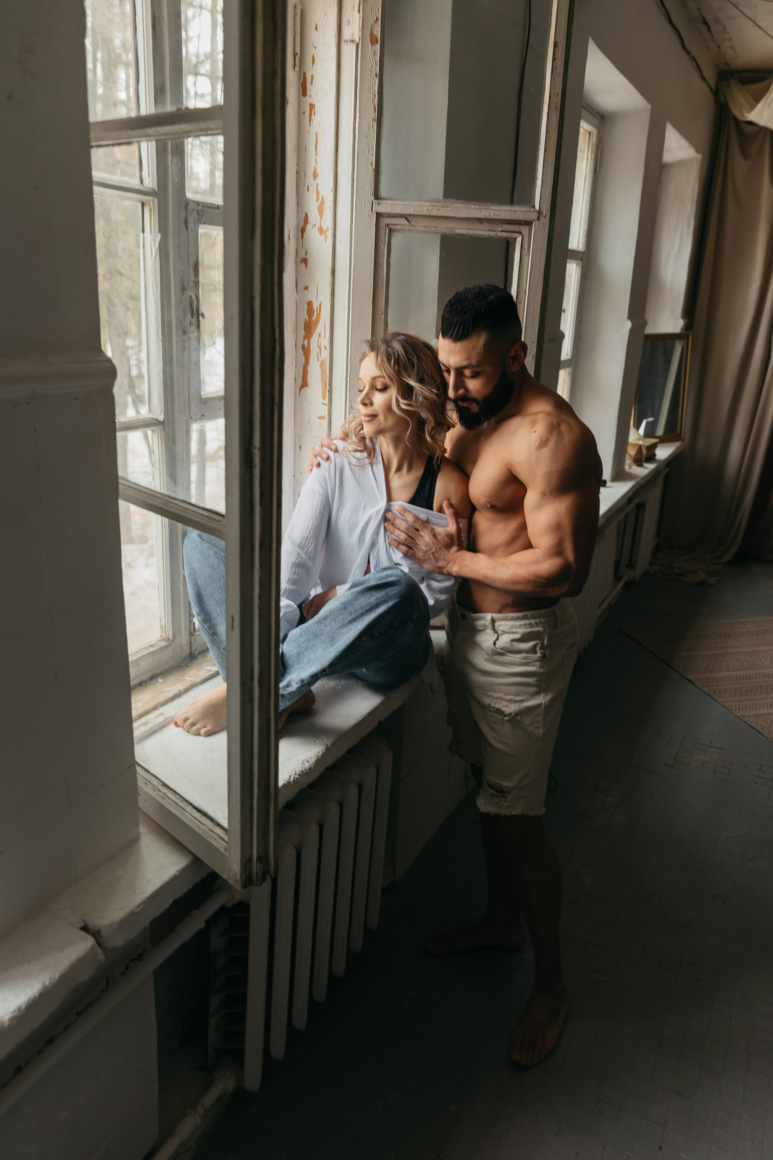 Оля и Уссама. Студия «Наше место». Дмитров. Фотограф в Твери Лагодная Яна