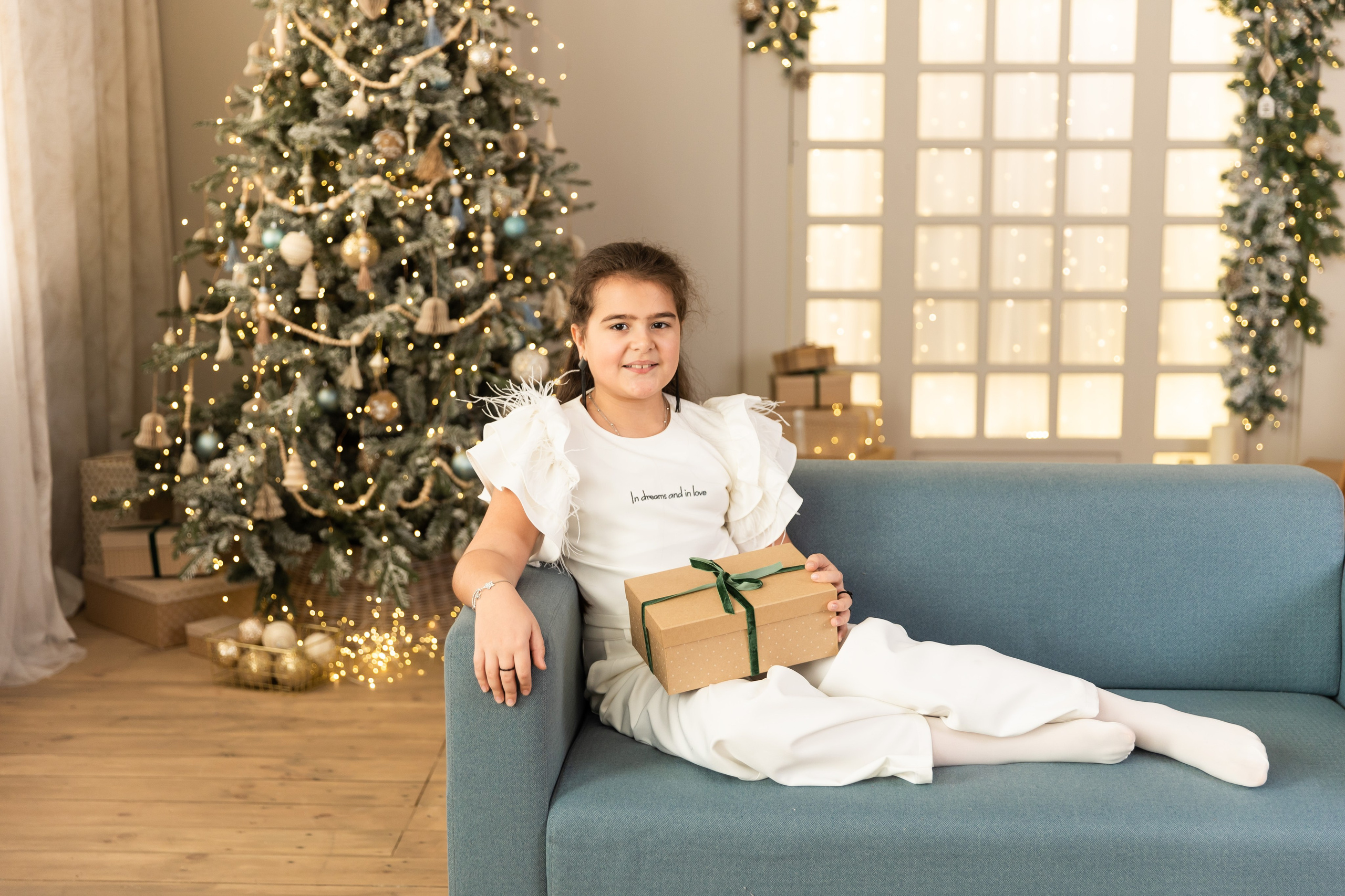 Новогодняя фотосессия в студии 4 класс. Семейный, детский, школьный фотограф в Благовещенске Яна Белоусова