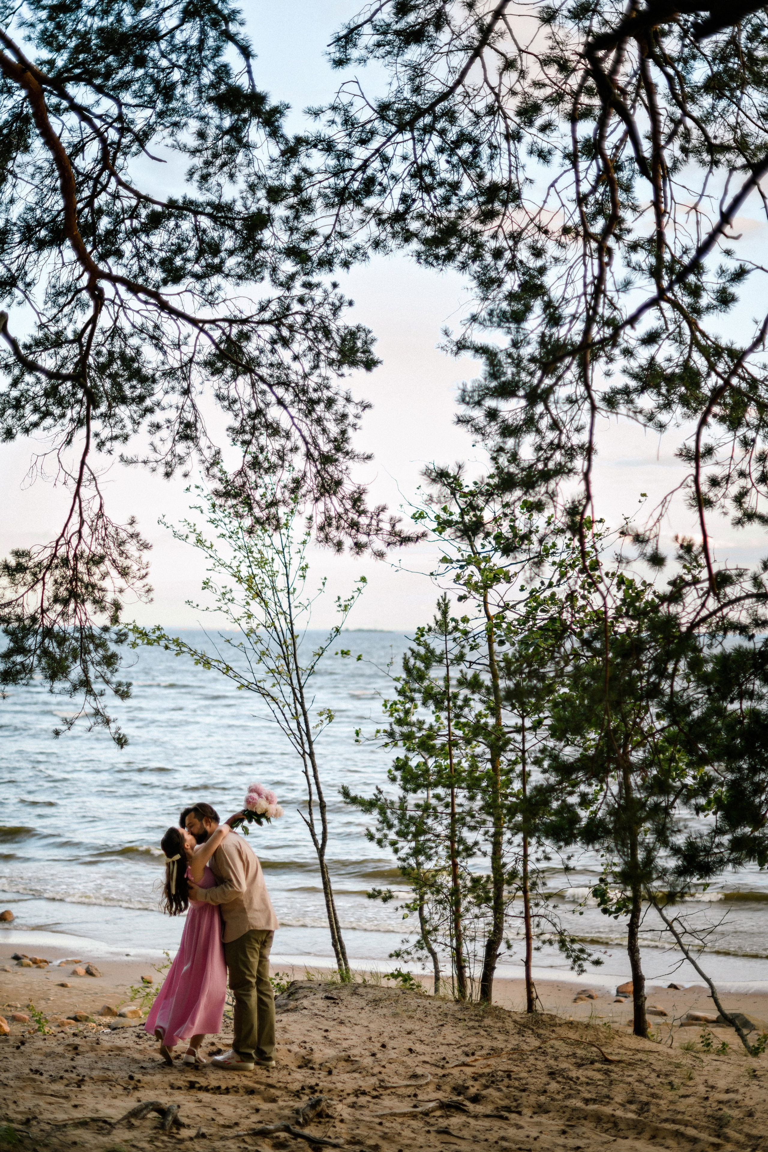 Настя и Вова Финский залив. Свадебный фотограф в Санкт-Петербурге София Шубик