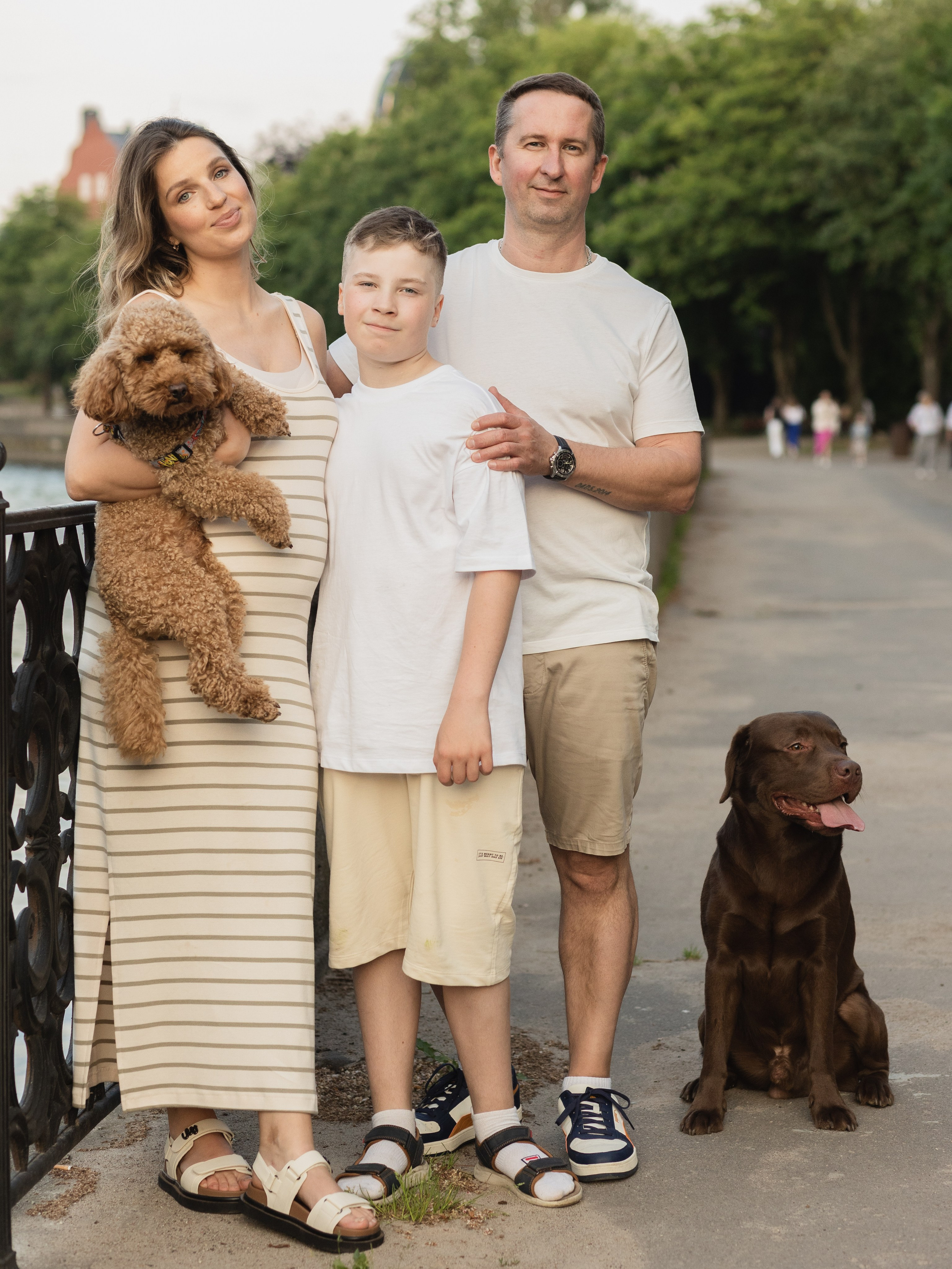 С домашними любимцами. Портретный фотограф в Калининграде Алеся Раух