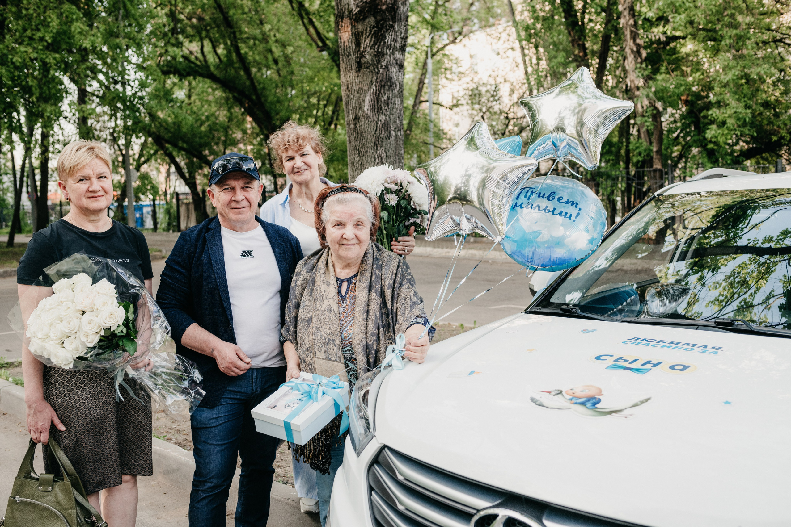 Выписка Егора. Фотограф на выписку из роддома в Москве и МО