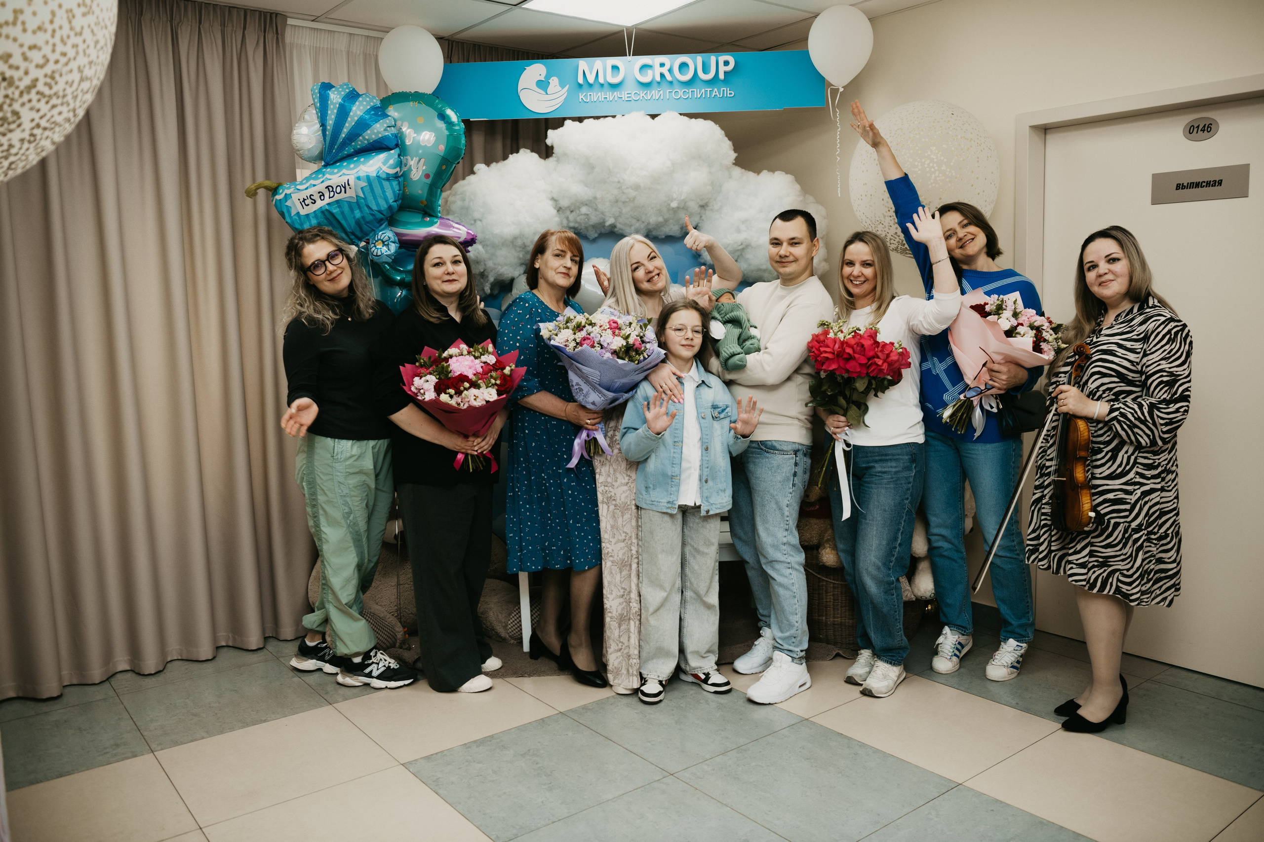 Выписка Степана на Севастопольском. Фотограф на выписку из роддома в Москве и МО