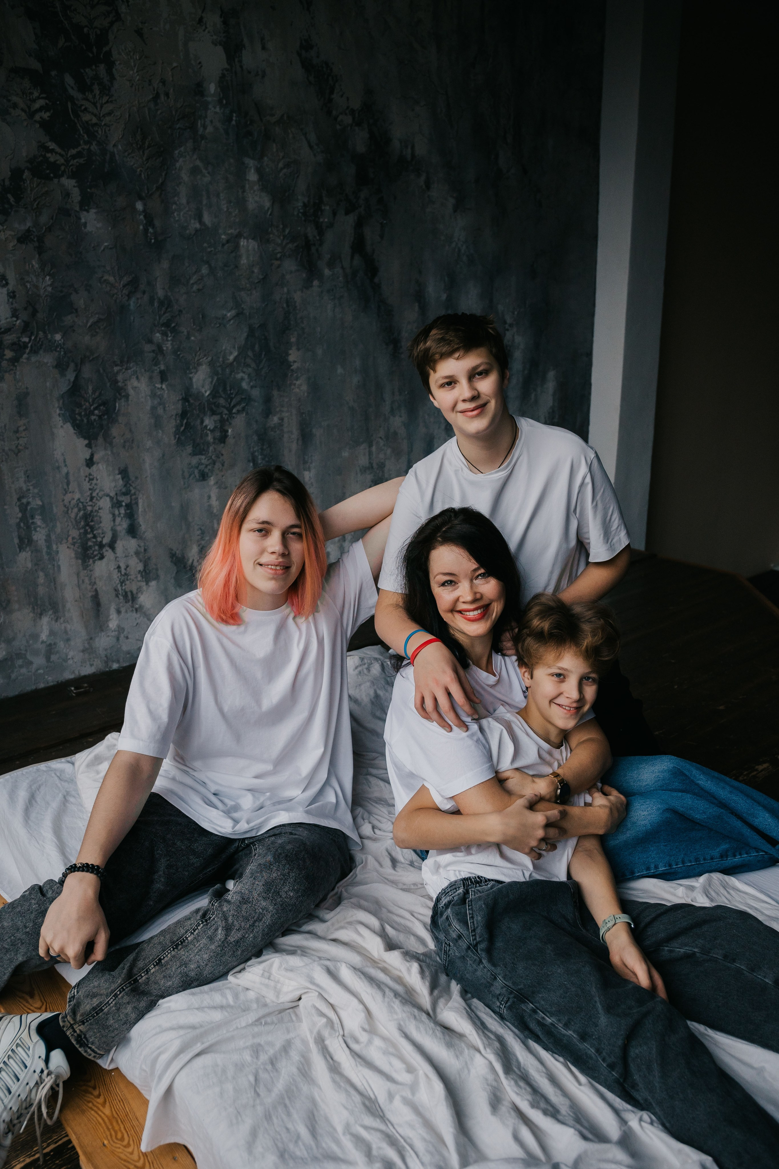 Ольга и её семья. Фотограф Харитонова Наталья
