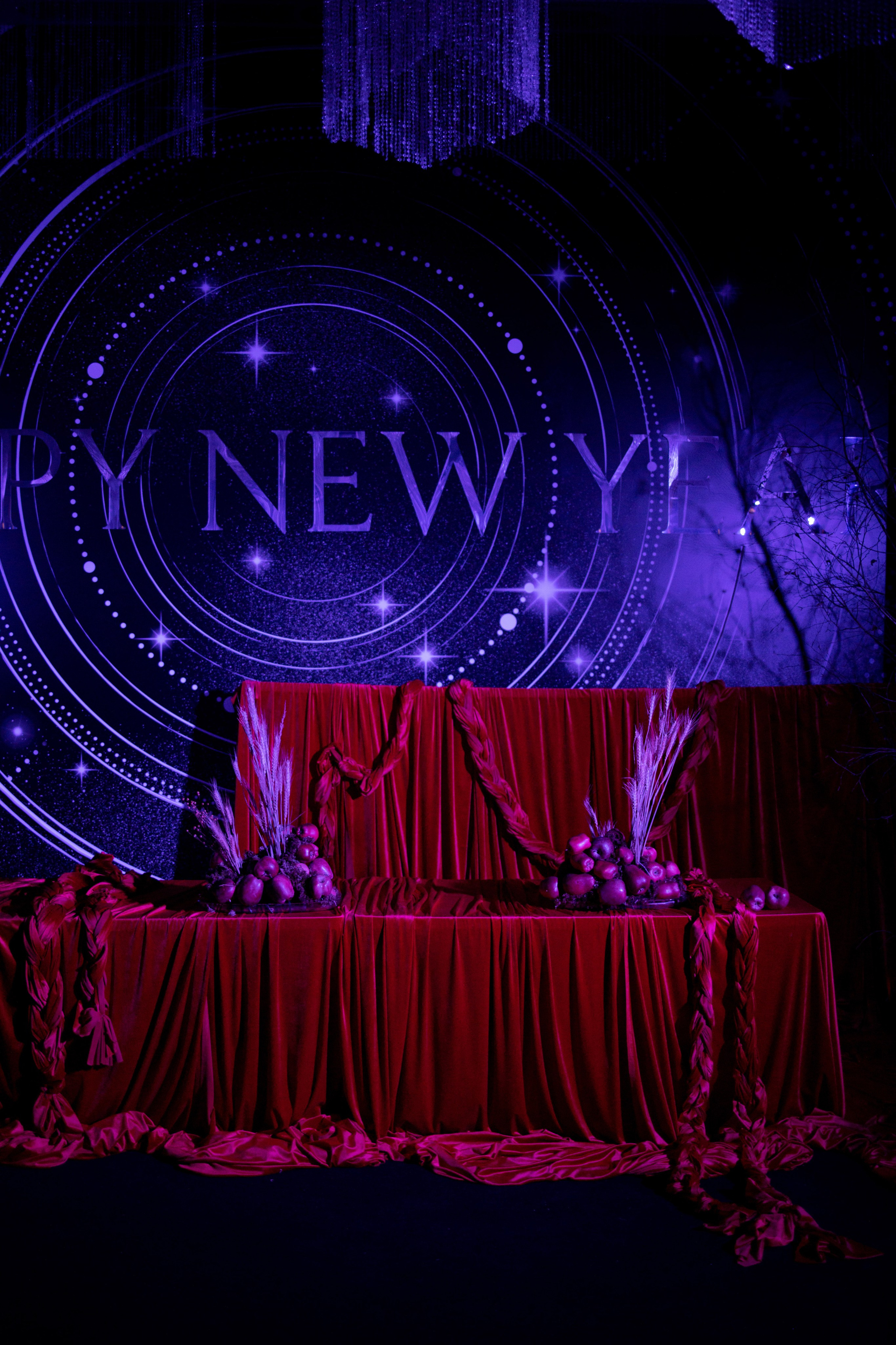 Новогодний корпоратив в фольклорном стиле. Особняк Лемана. Оформление свадеб, декор свадеб Вера Маркова, Москва