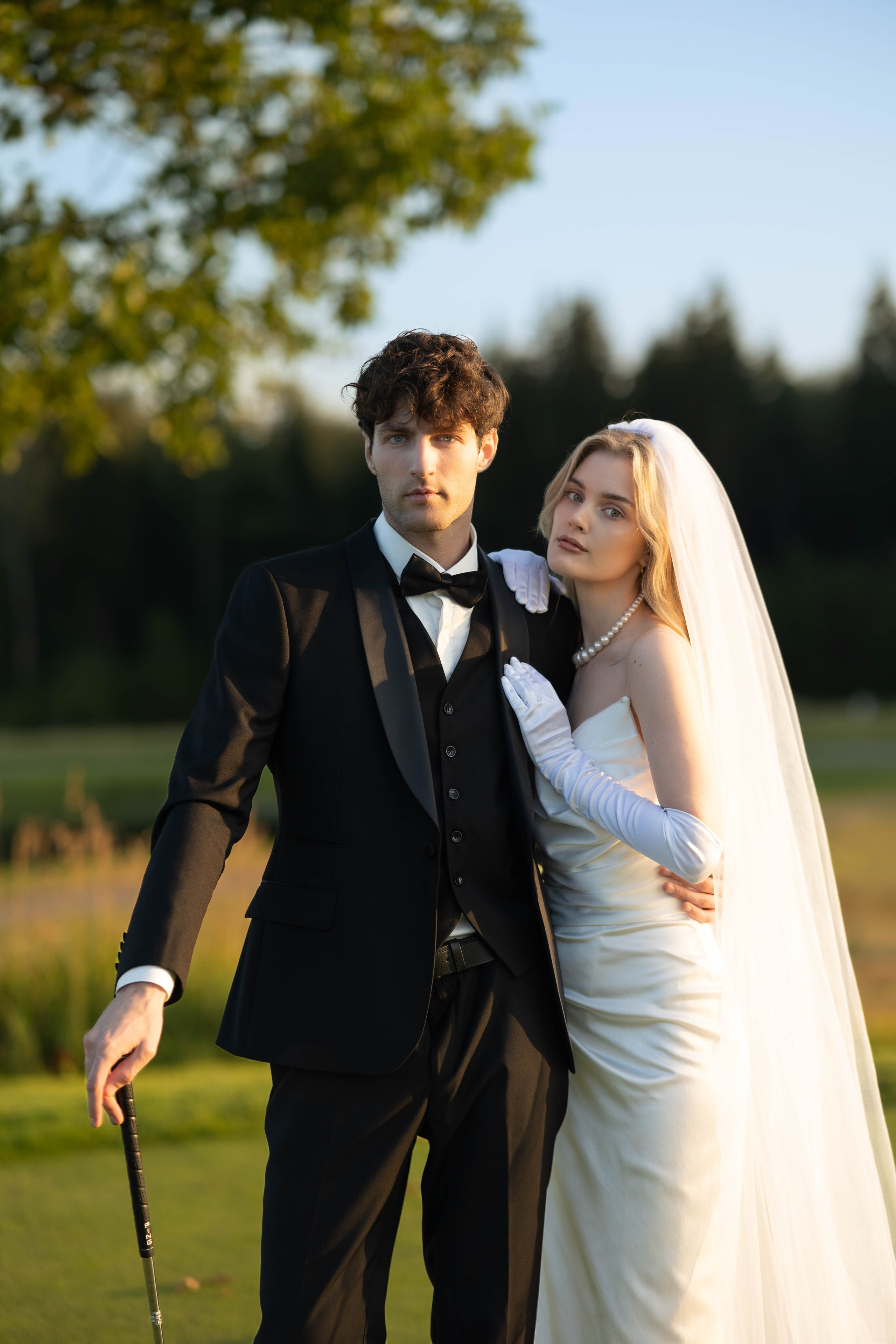 Свадебная фотосессия в гольф клубе. Виктория Шишкова свадебный фотограф Москва и МО (Балашиха, Щелково)