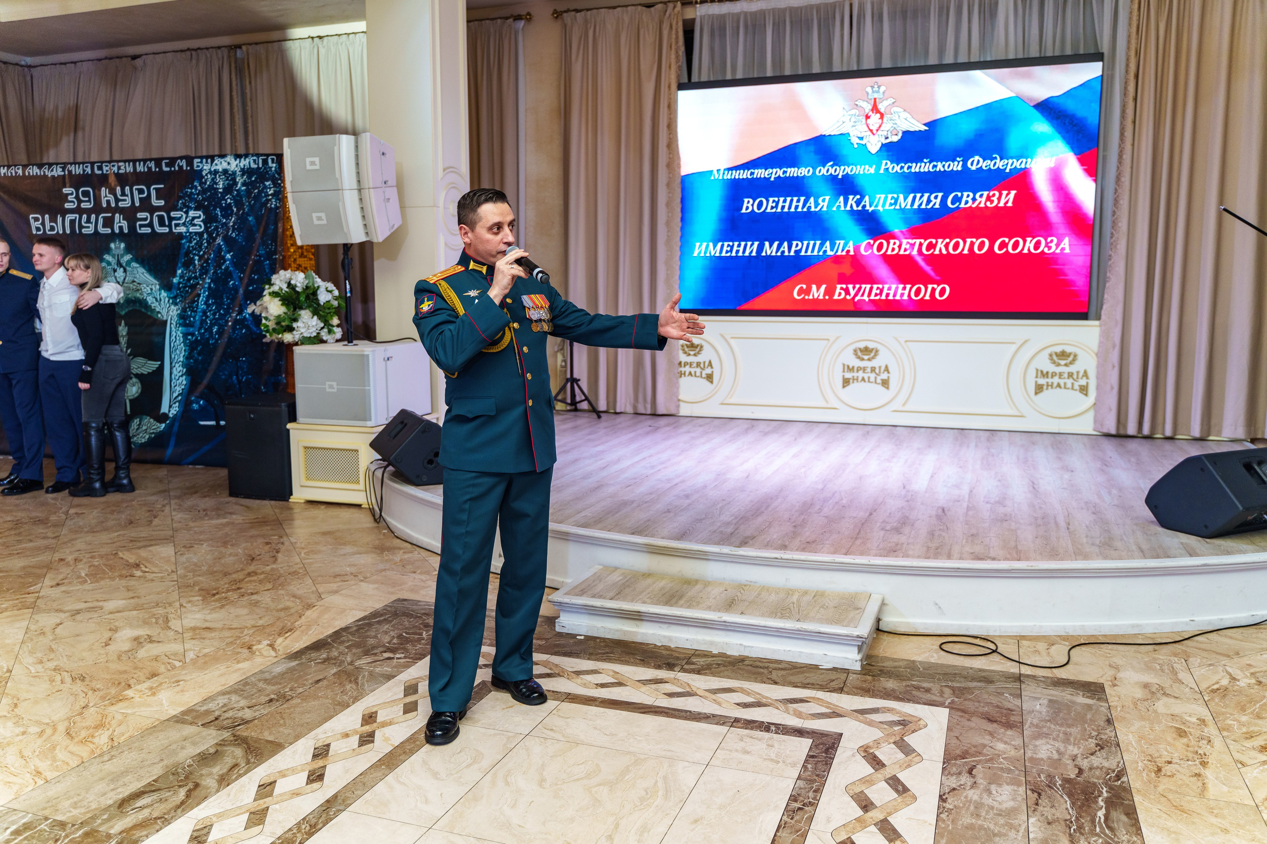 Фотосъемка выпуска военной академии и вручение дипломов