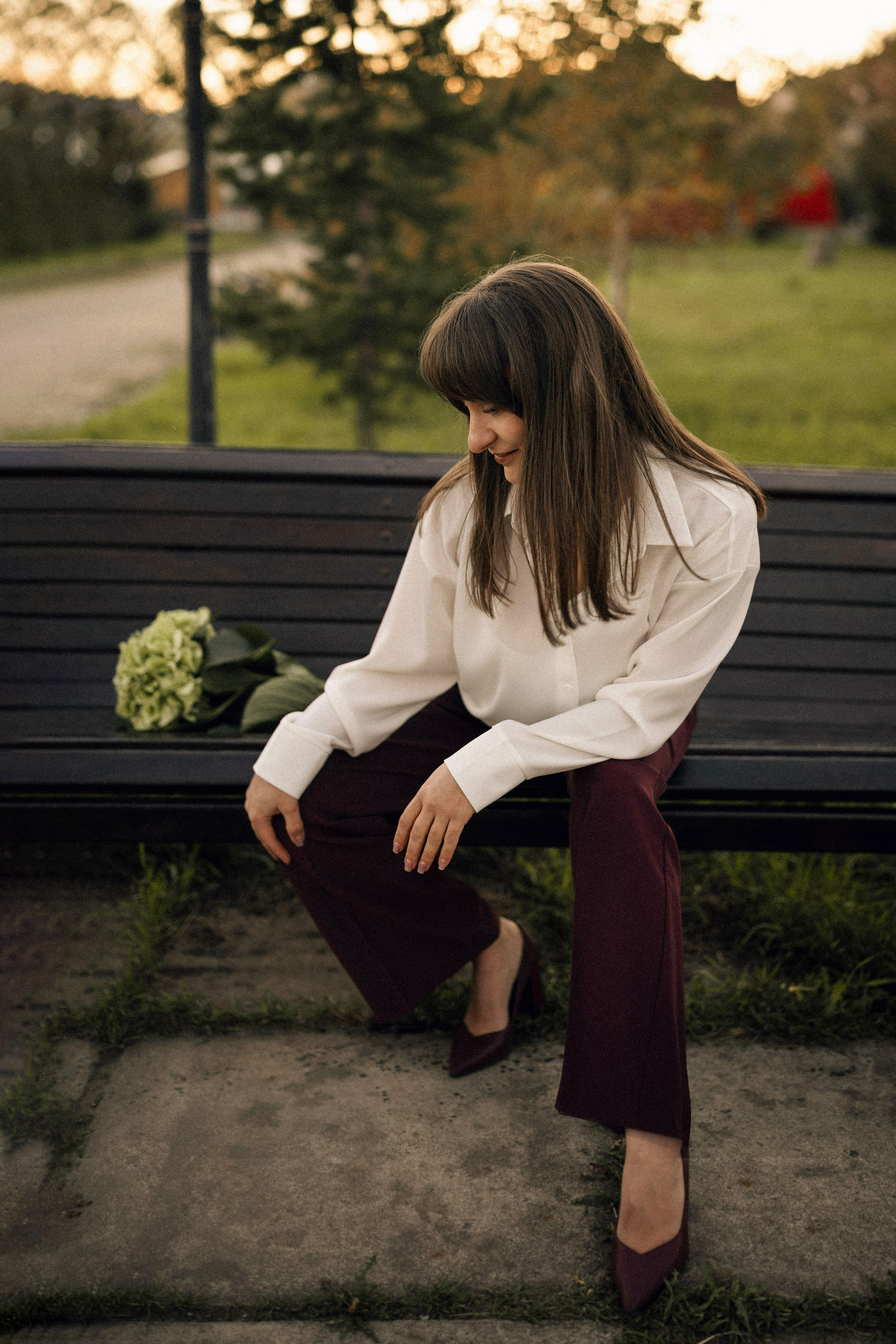 Натали с гортензией. Портретный, семейный и свадебный фотограф в Нарьян-Маре