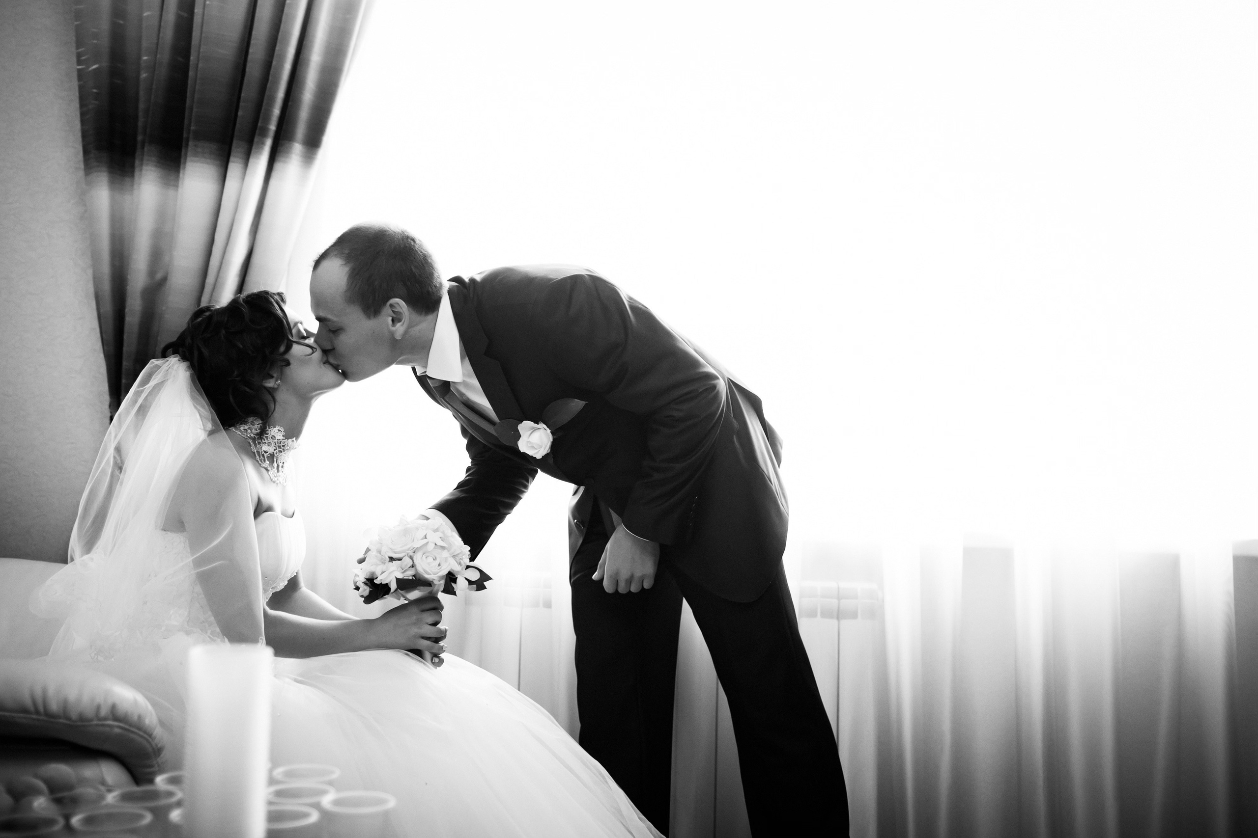 Свадебная съемка в тумане. Фотографы в Москве Светлана Устинова и Сергей Грачев