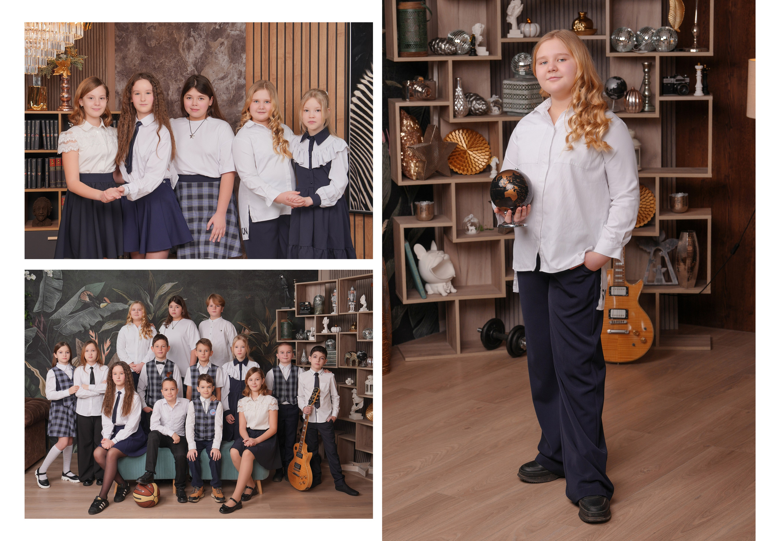 ШКОЛА 50 — 4 «В» класс. Красивый выпускной альбом в Краснодаре