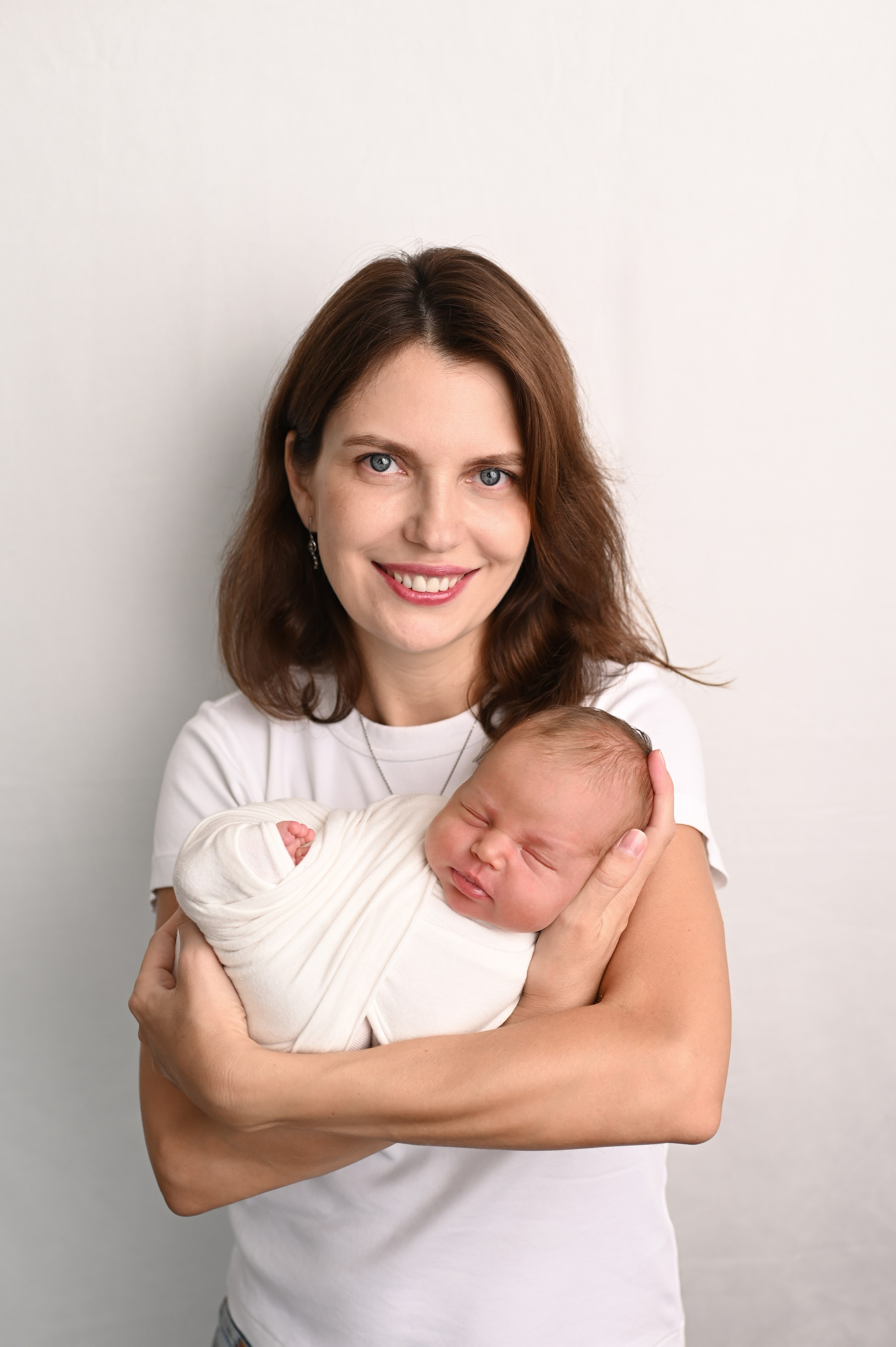 Фото с родителями. Фотограф новорожденных Кемерово Анастасия Шромова