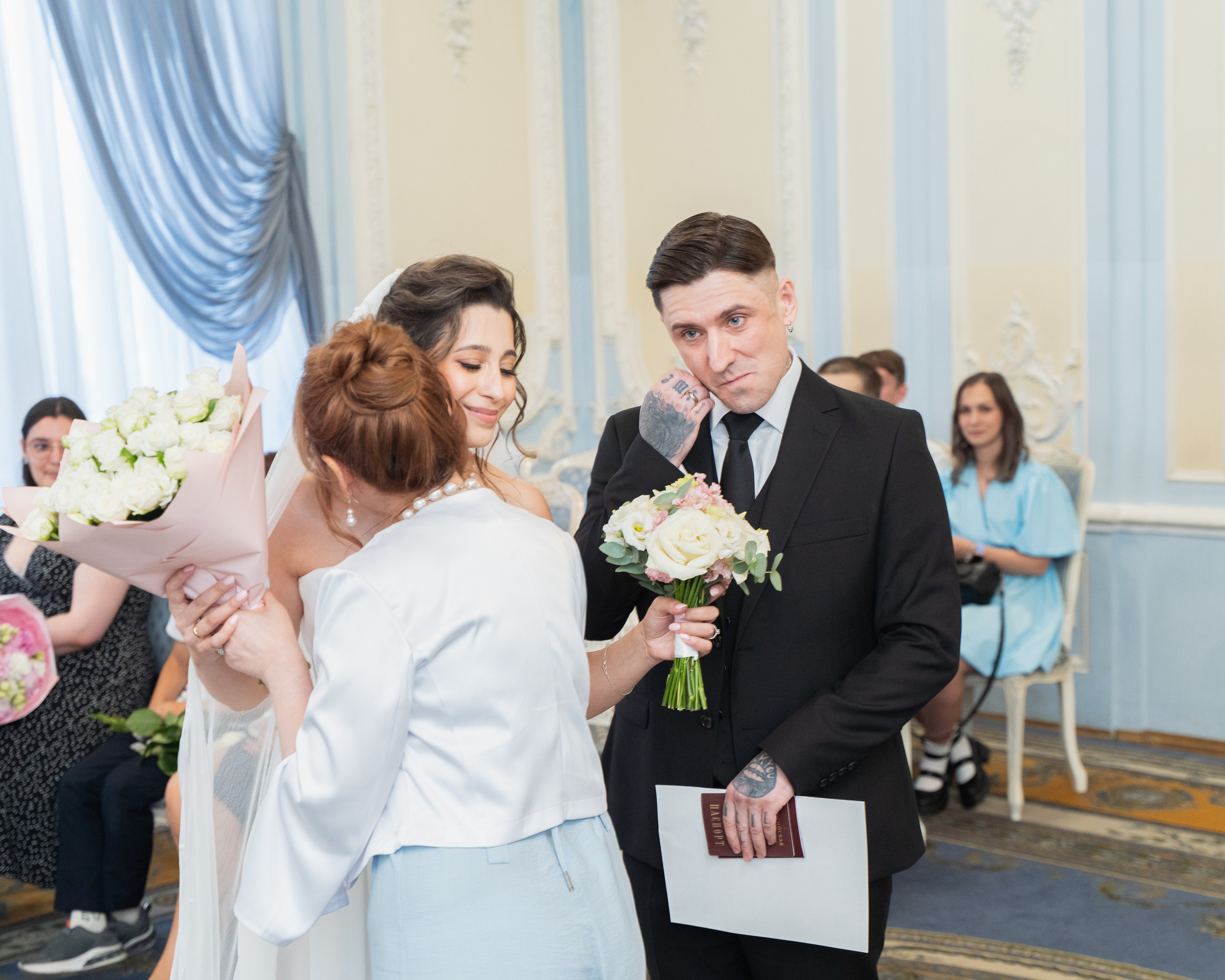 Сергей и Ани во Дворце бракосочетания № 2. Professional photoartist in St. Petersburg (wedding, reportage, portrait, model book, love story) Alexander Shvedov