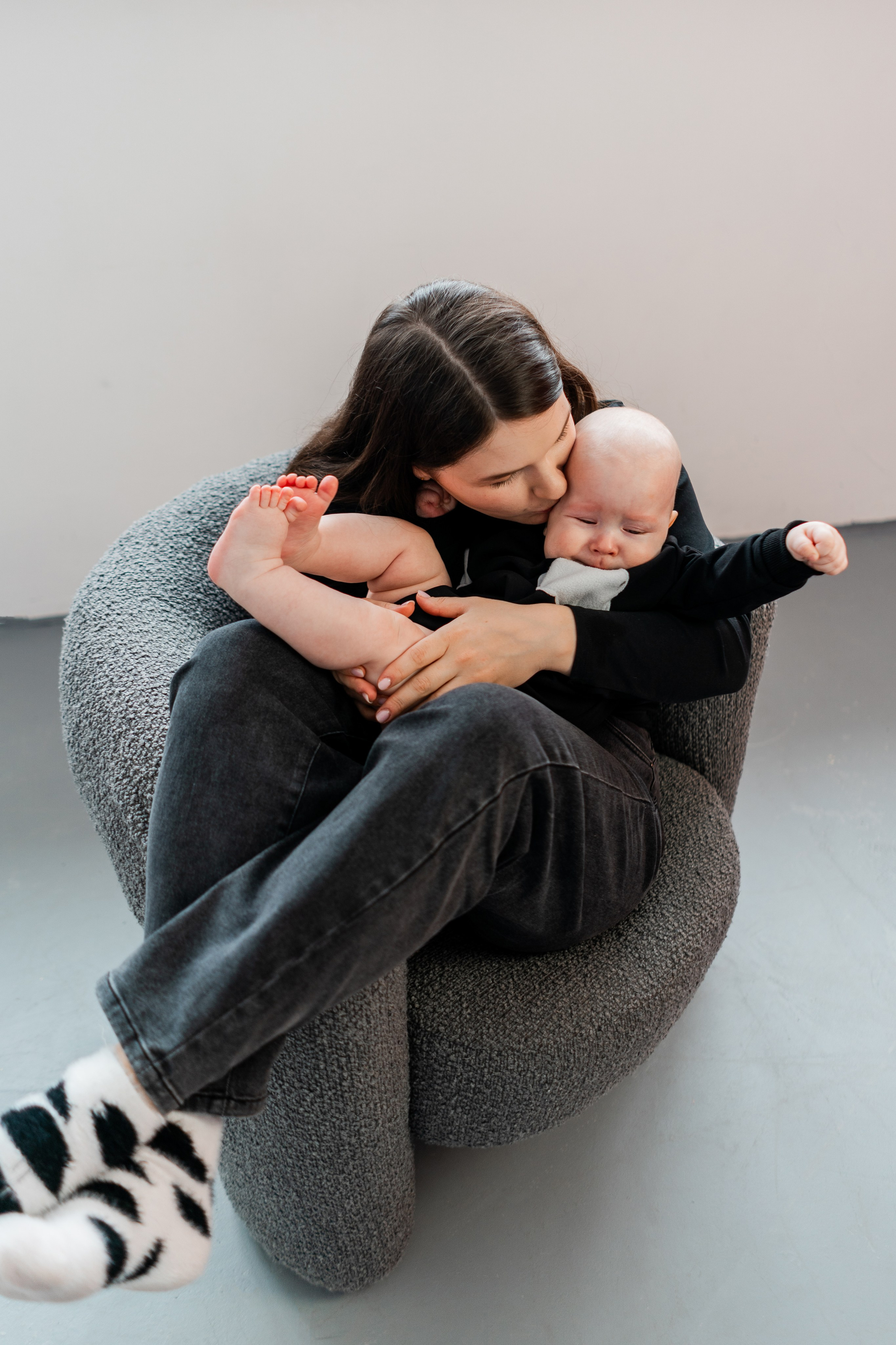 Семейная фотосессия Кристины и малыша Славы в Калуге