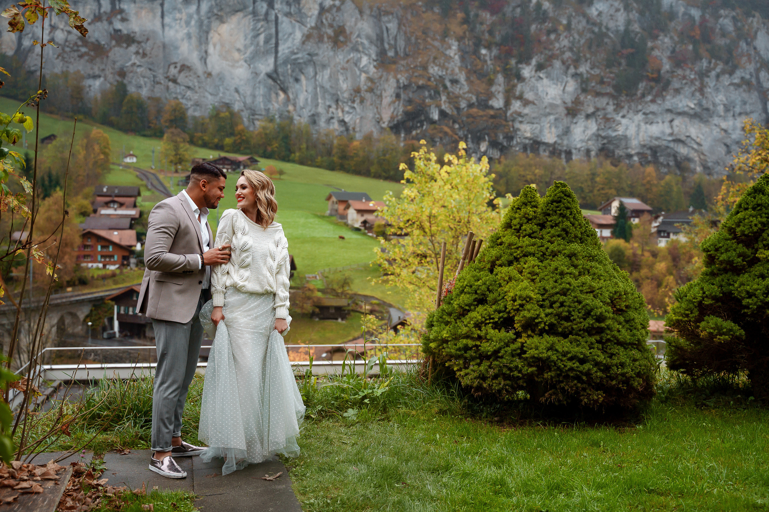 Свадебная фотосессия в Швейцарии, свадебный фотограф в Швейцарии