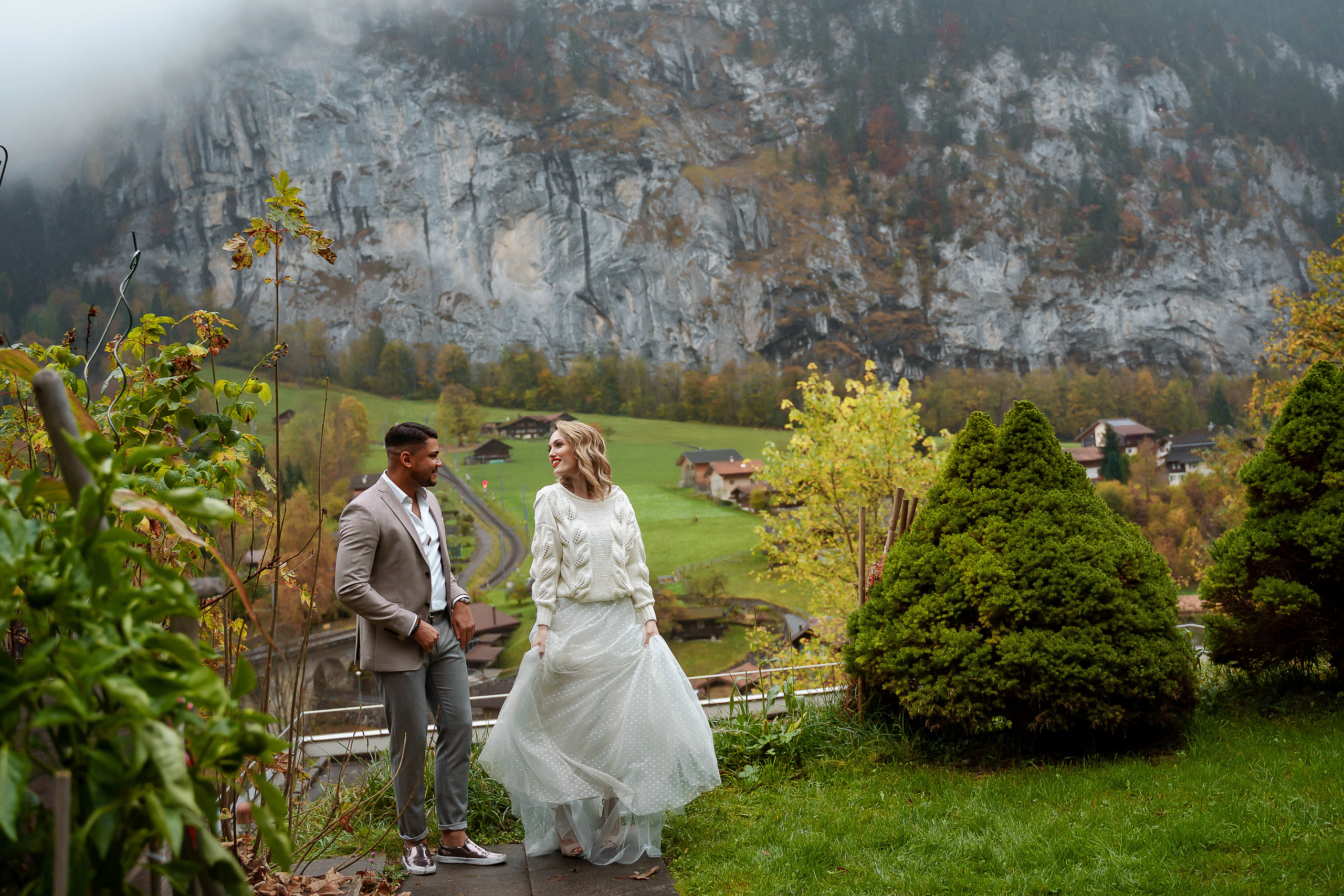 Свадебная фотосессия в Швейцарии, свадебный фотограф в Швейцарии