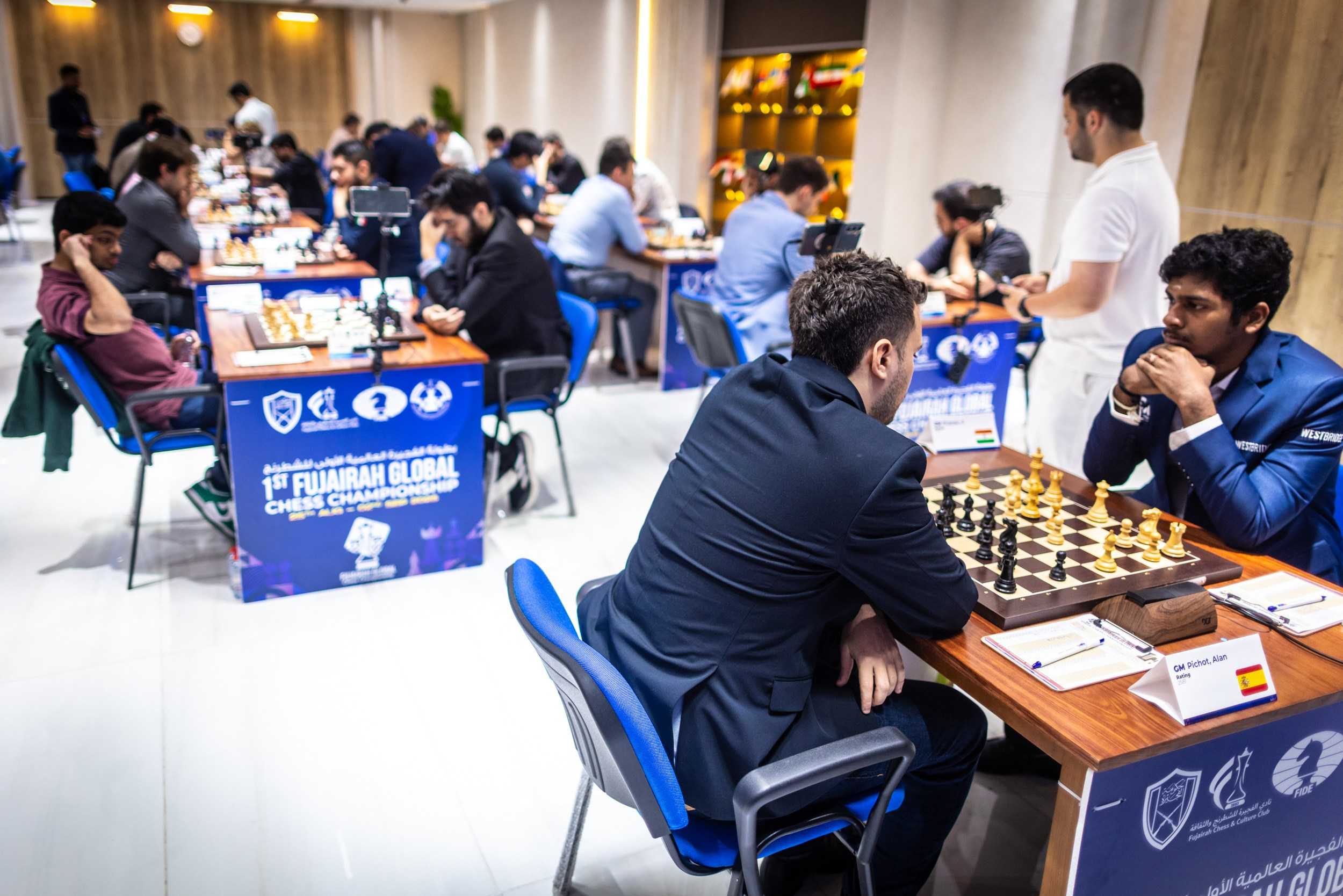 2025.09.01 1st. FUJAIRAH GLOBAL Chess Championship — Round9. Фотограф Анна Штурман (репортажная съёмка любых событий и мероприятий) Anna Shtourman photographer