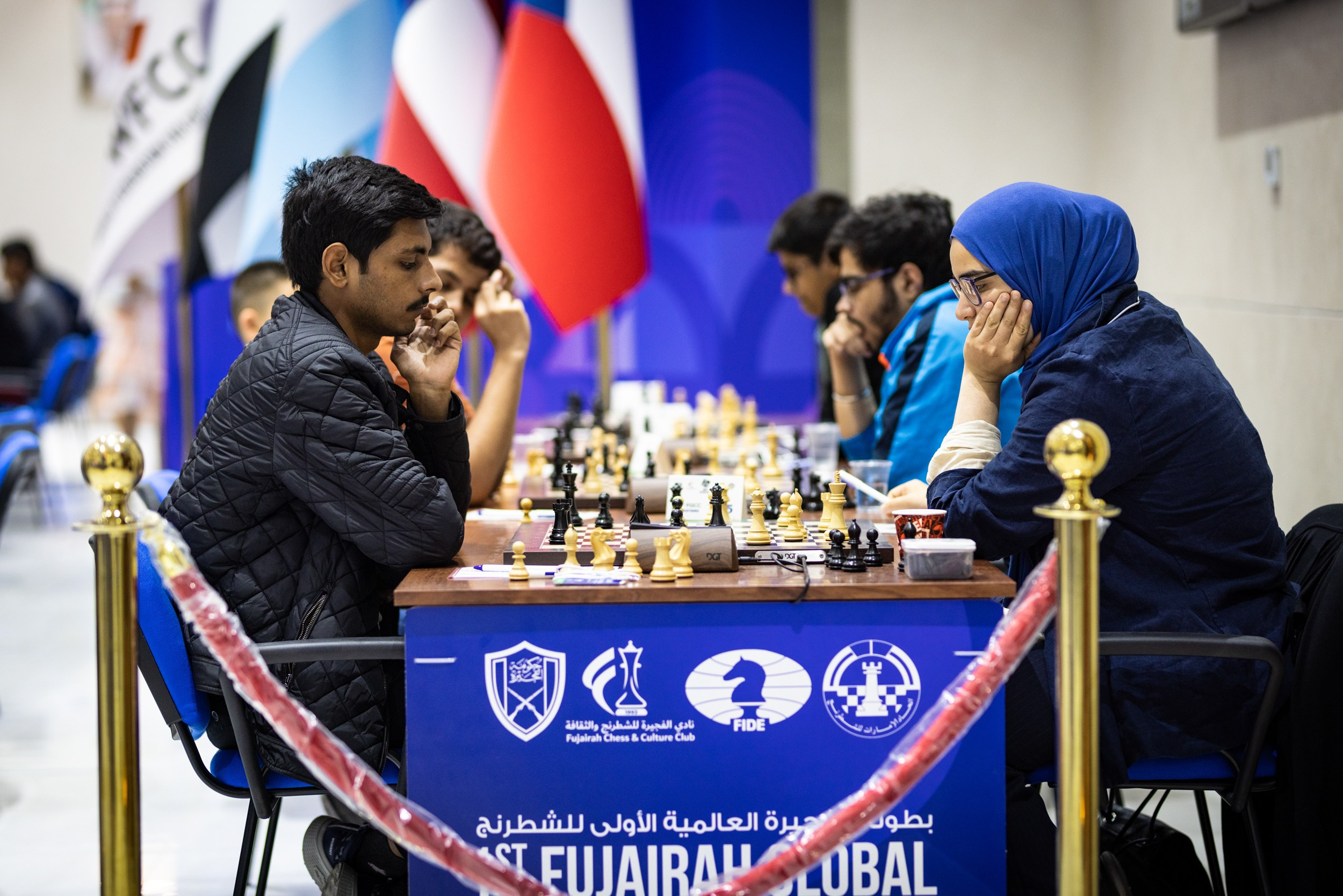 2025.08.26 1st. FUJAIRAH GLOBAL Chess Championship — Round2. Фотограф Анна Штурман (репортажная съёмка любых событий и мероприятий) Anna Shtourman photographer