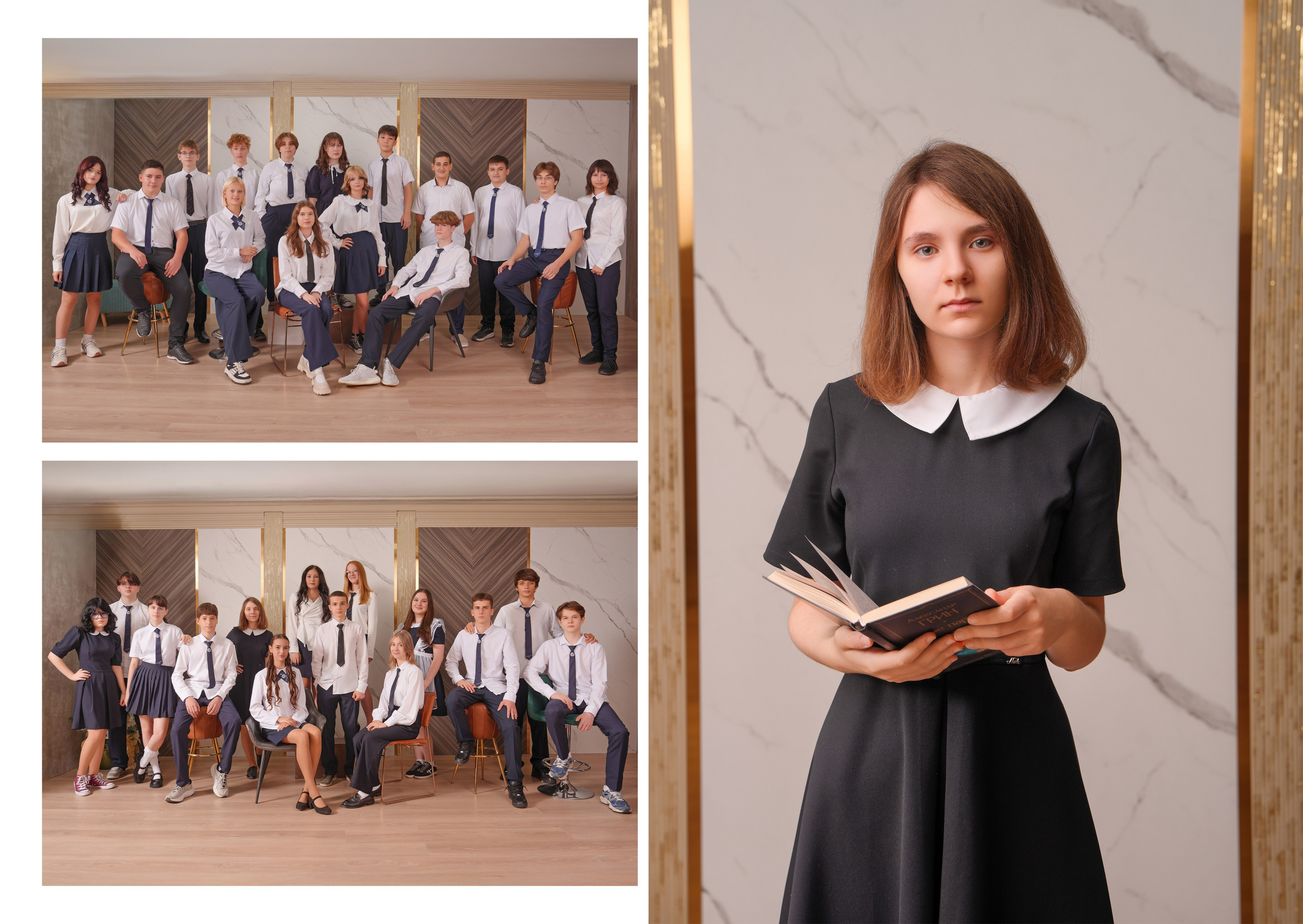 ШКОЛА 6-9Б. Красивый выпускной альбом в Краснодаре