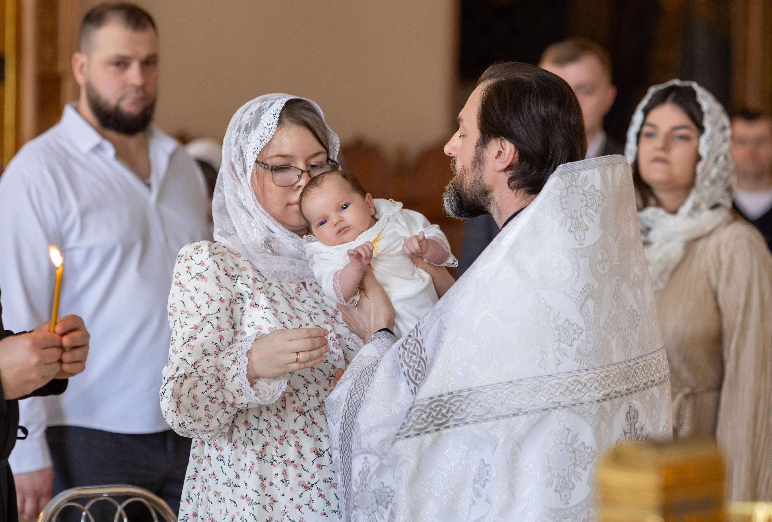 Крещение Милании. Семейный и детский фотограф Анна Петракова