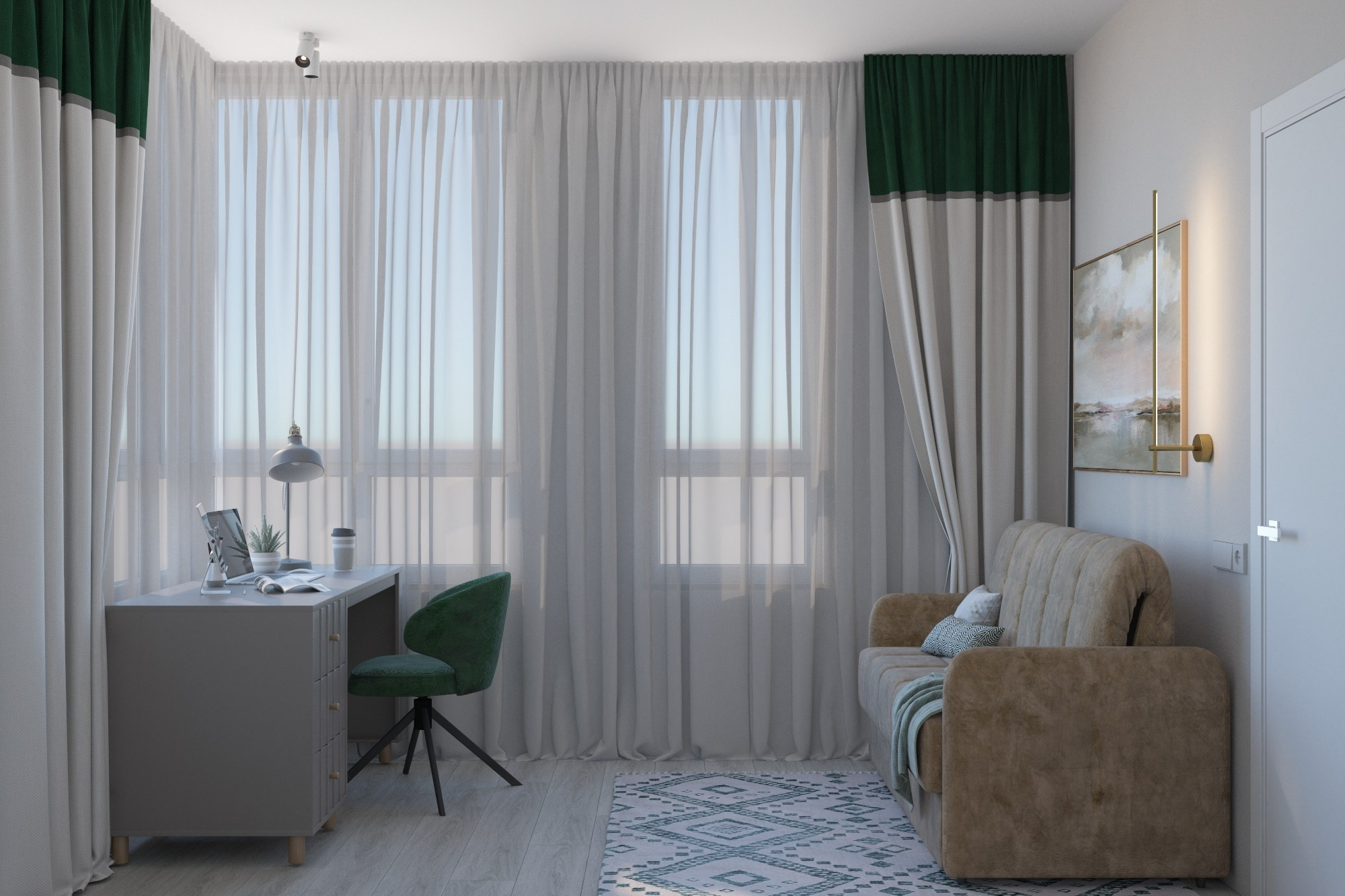 Дизайн интерьера в Москве: уютные планировки и стильные цветовые решения от Гегани Амирян