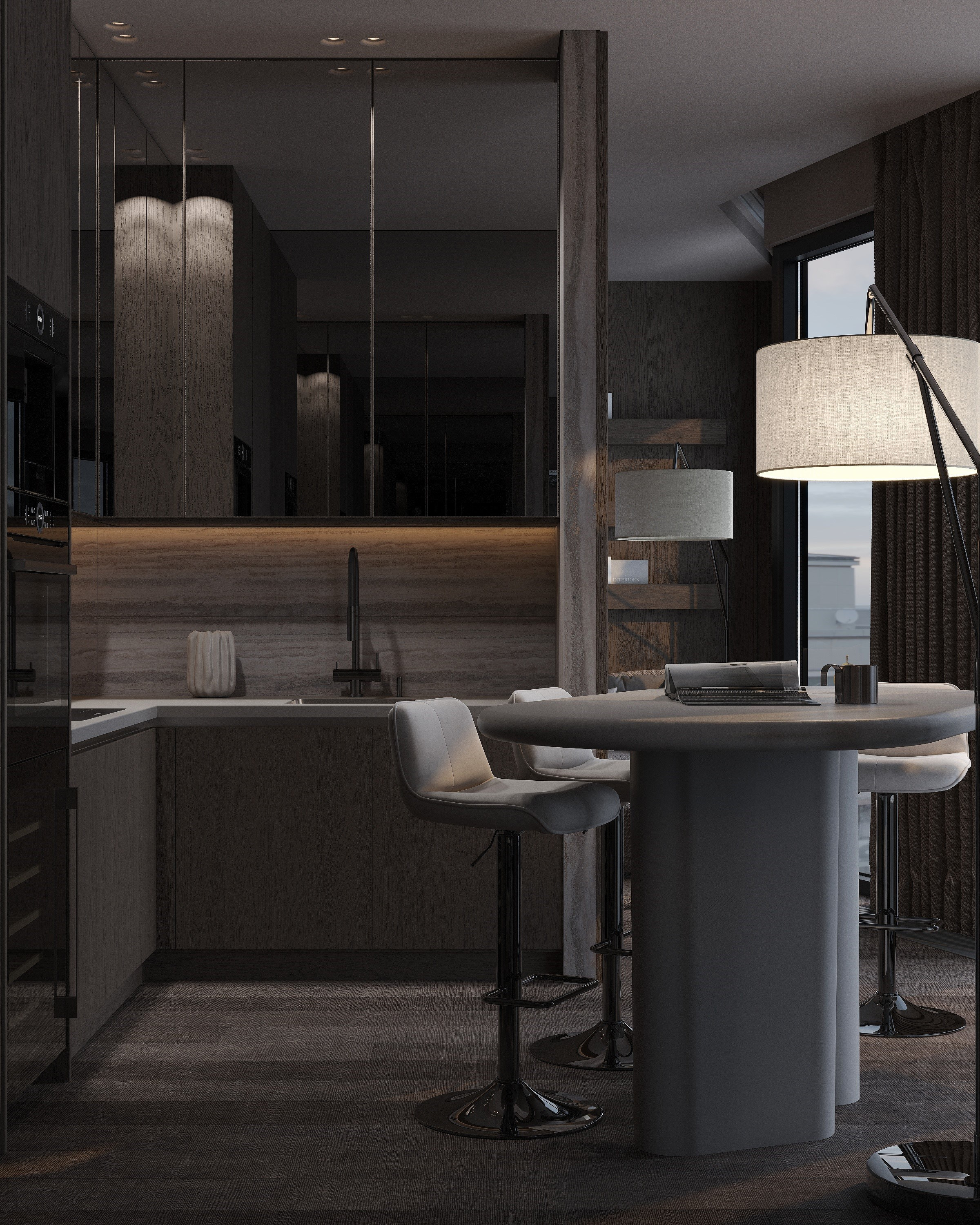 Кв 70 м² ЖК WOW г. МОсква. Ксения. 3D‑визуализатор