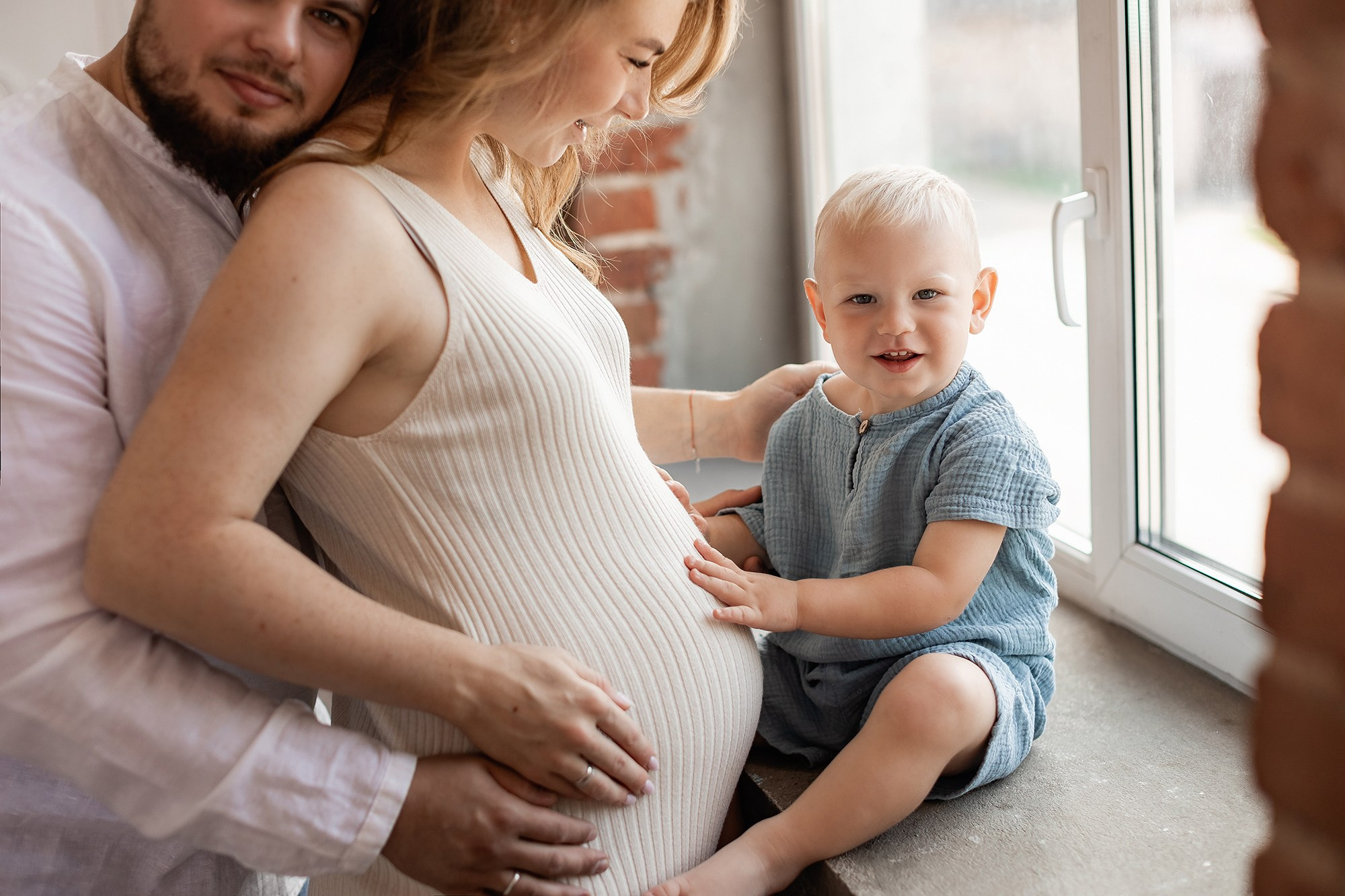 Сергей, Анна, Мирон. Семейный фотограф новорождённых в Серпухове Юлия Новикова +79637785957
