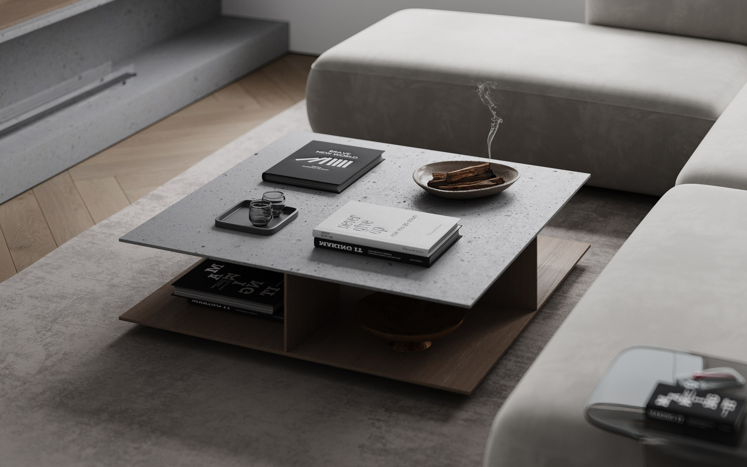 Кухня- гостиная. 3D визуализатор