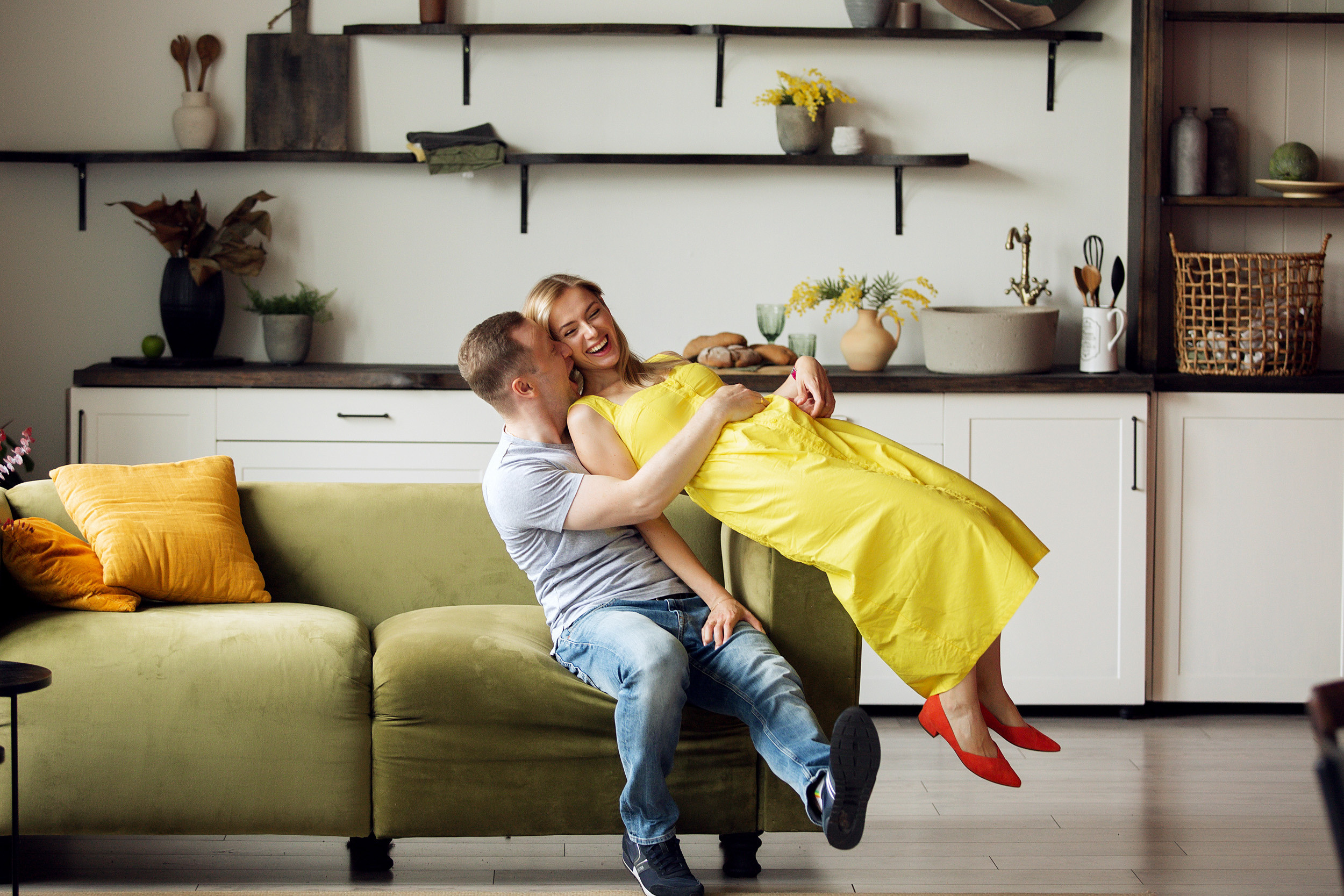 Варя, Полина, Сергей. Фотограф новорожденных Оксана Полевская