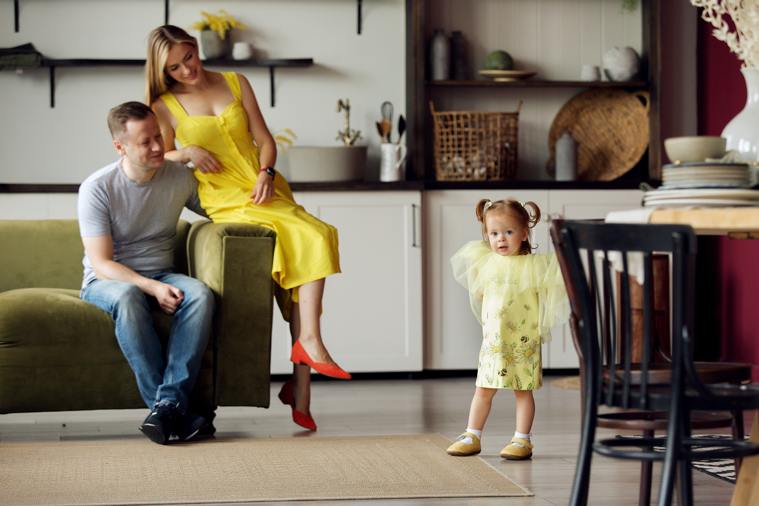 Варя, Полина, Сергей. Фотограф новорожденных Оксана Полевская