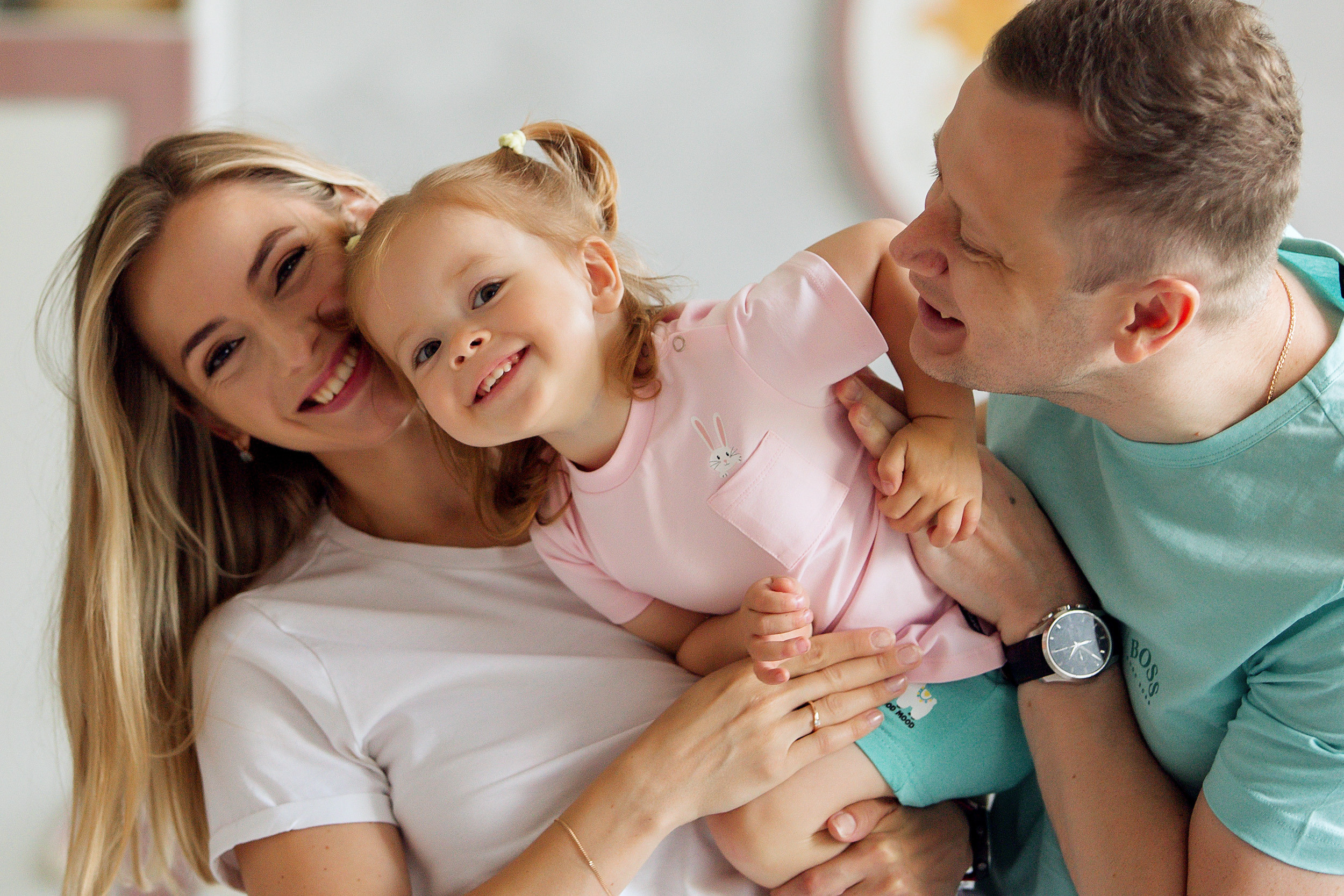 Варя, Полина, Сергей. Фотограф новорожденных Оксана Полевская