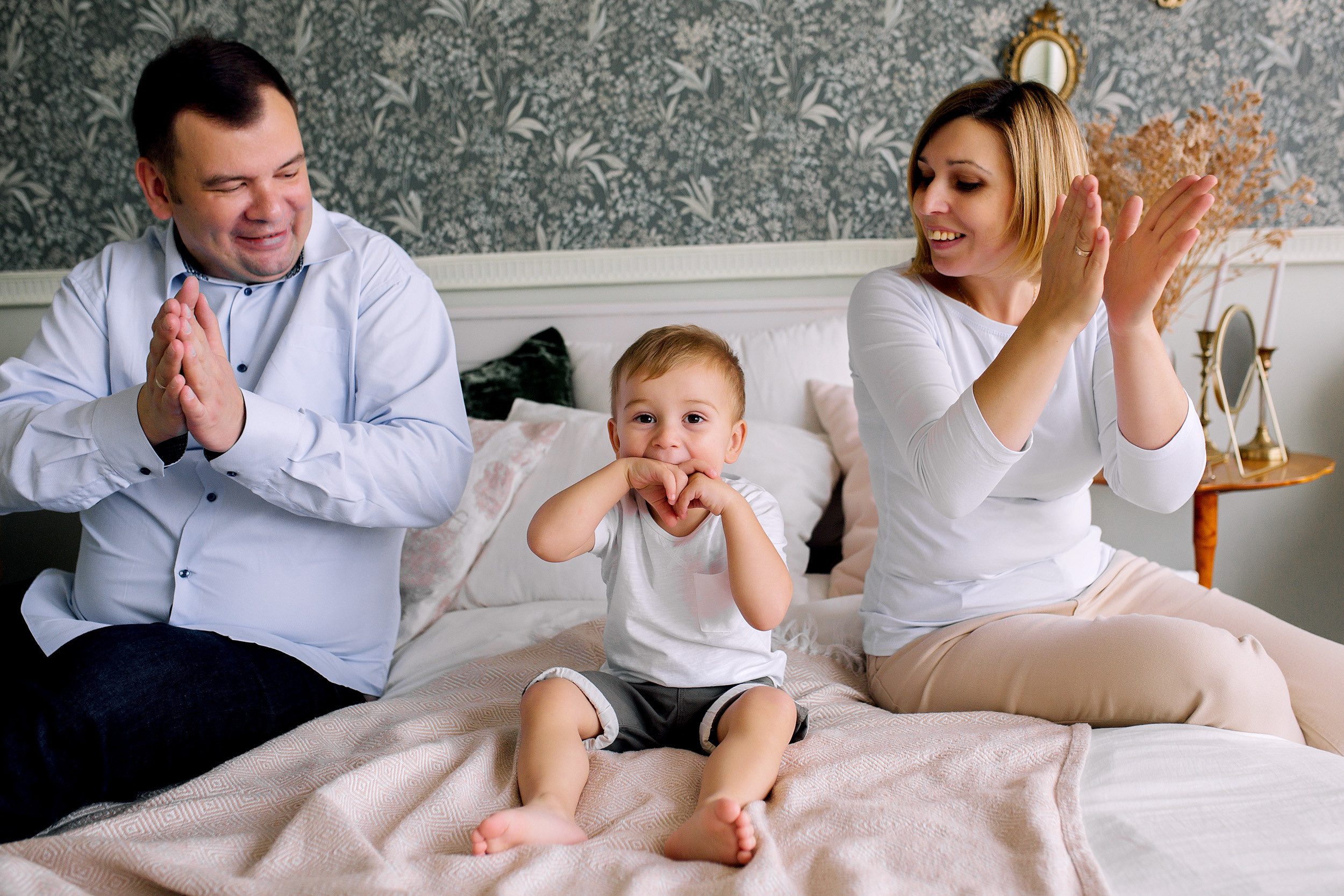 Димка, Жанна, Игорь. Фотограф новорожденных Оксана Полевская