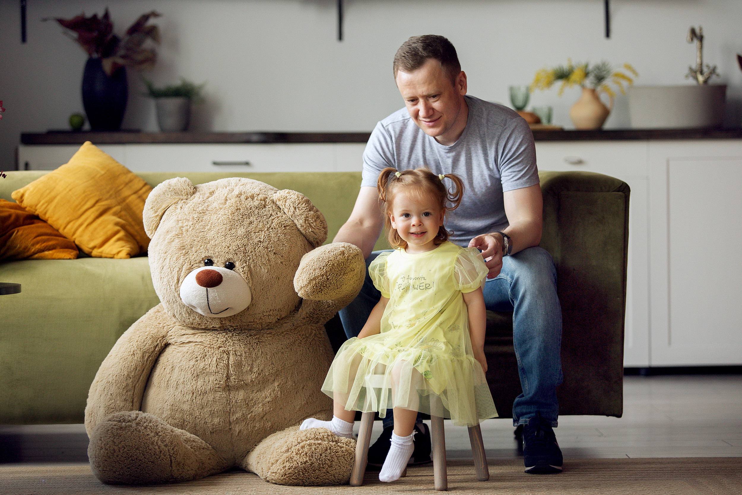 Варя, Полина, Сергей. Фотограф новорожденных Оксана Полевская