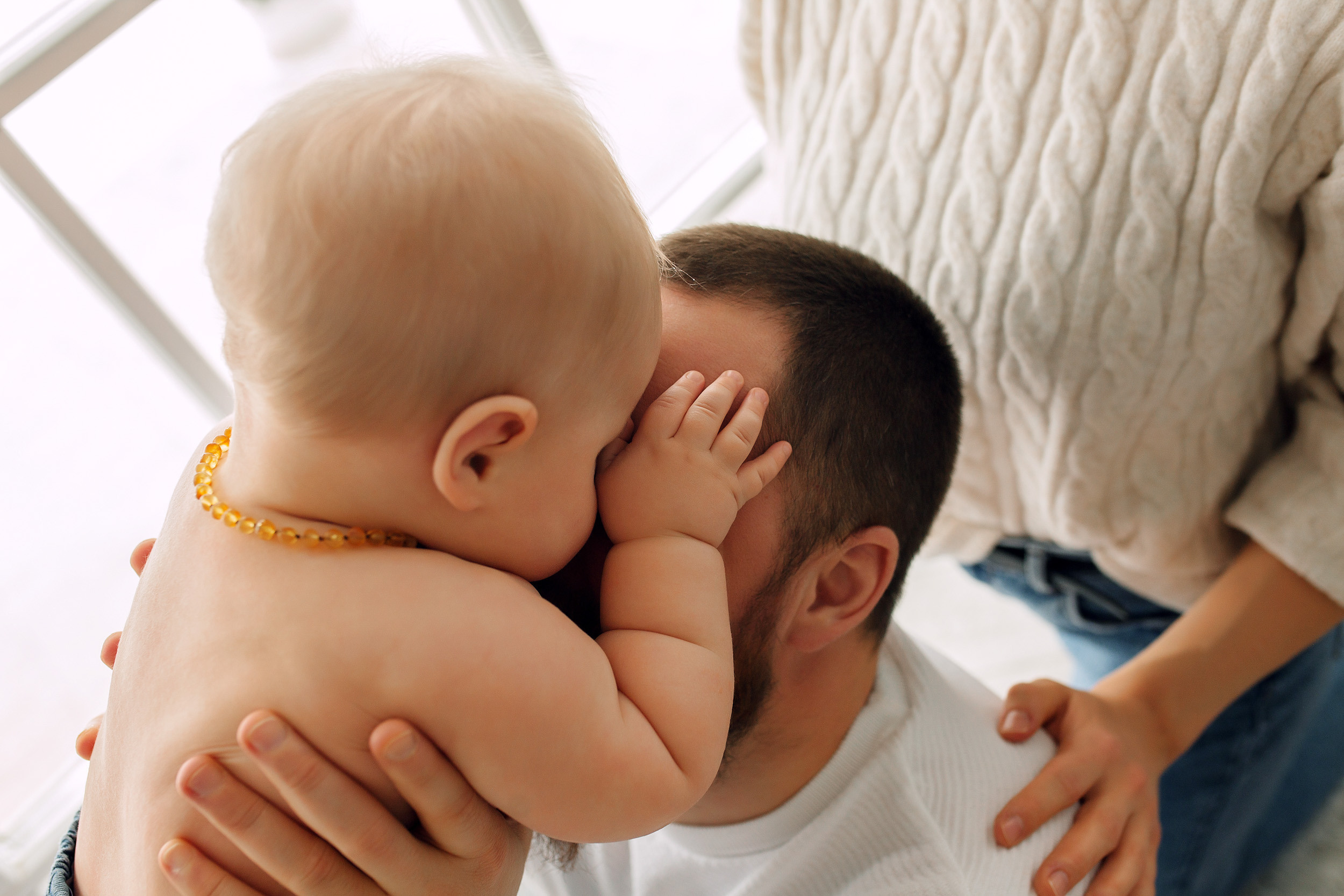 Мишка, Татьяна и Денис. Фотограф новорожденных Оксана Полевская